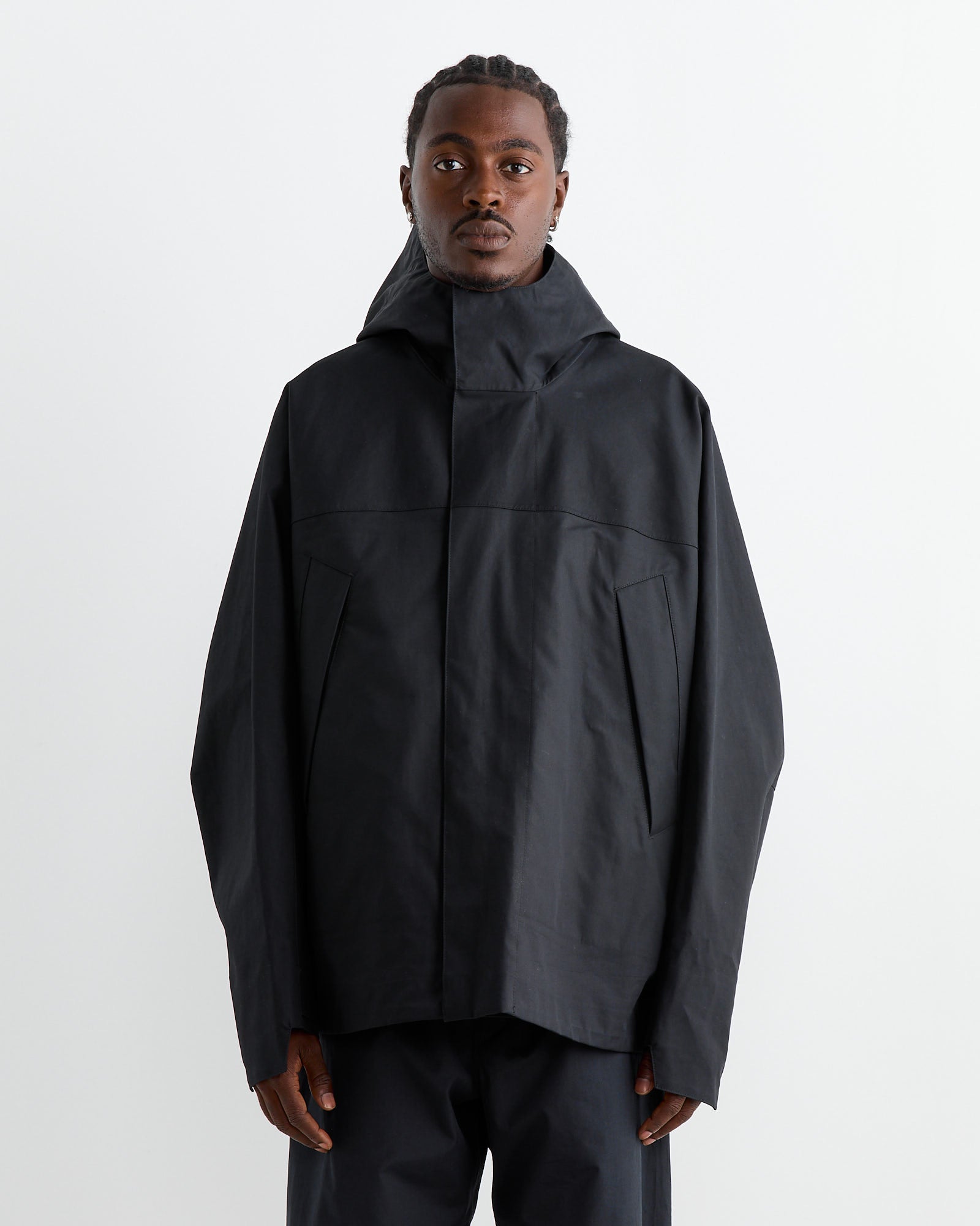 Lemaire Soft Technical Parka Black - Black / 48 (263089)