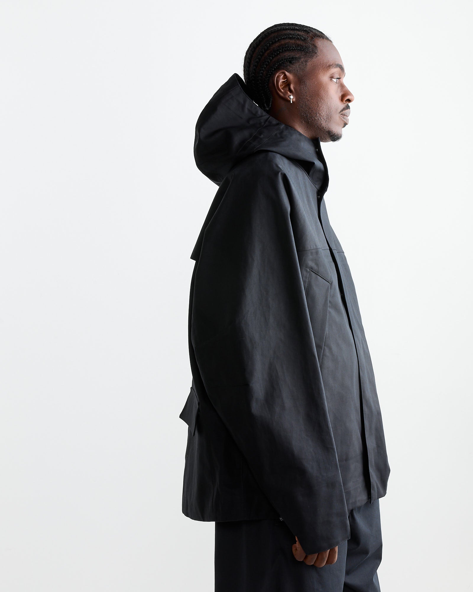 Lemaire Soft Technical Parka Black - Black / 48 (263089)