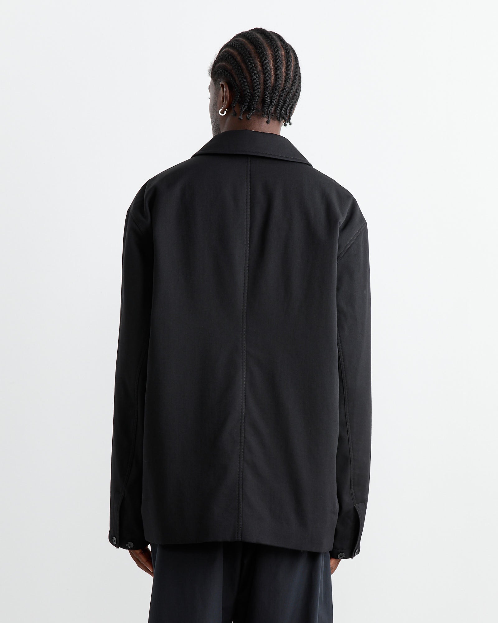 Lemaire Wadded Facing Blouson Black - Black / 50 (263092)