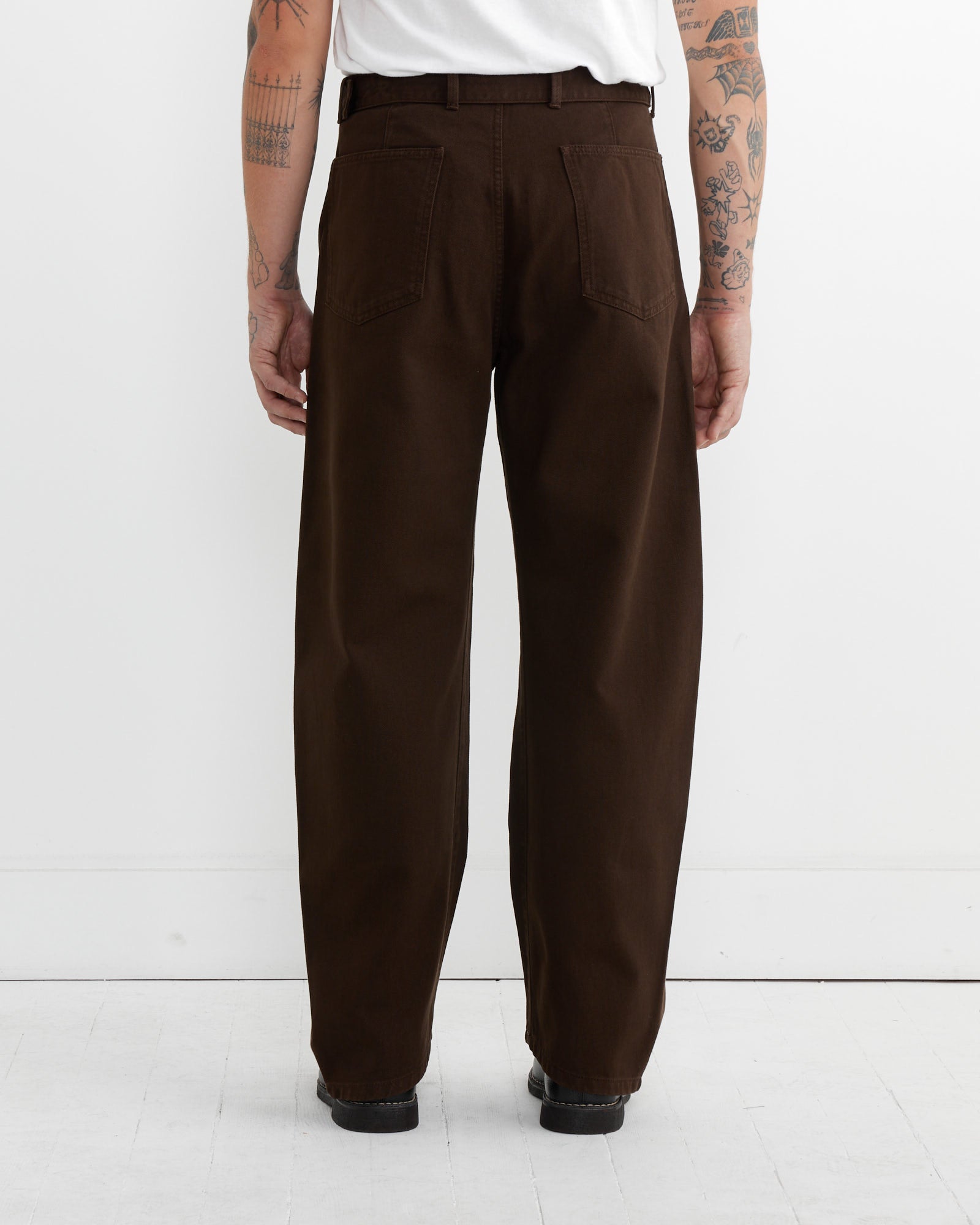 Lemaire Twisted Belted Pant Espresso - Espresso / M (263135)