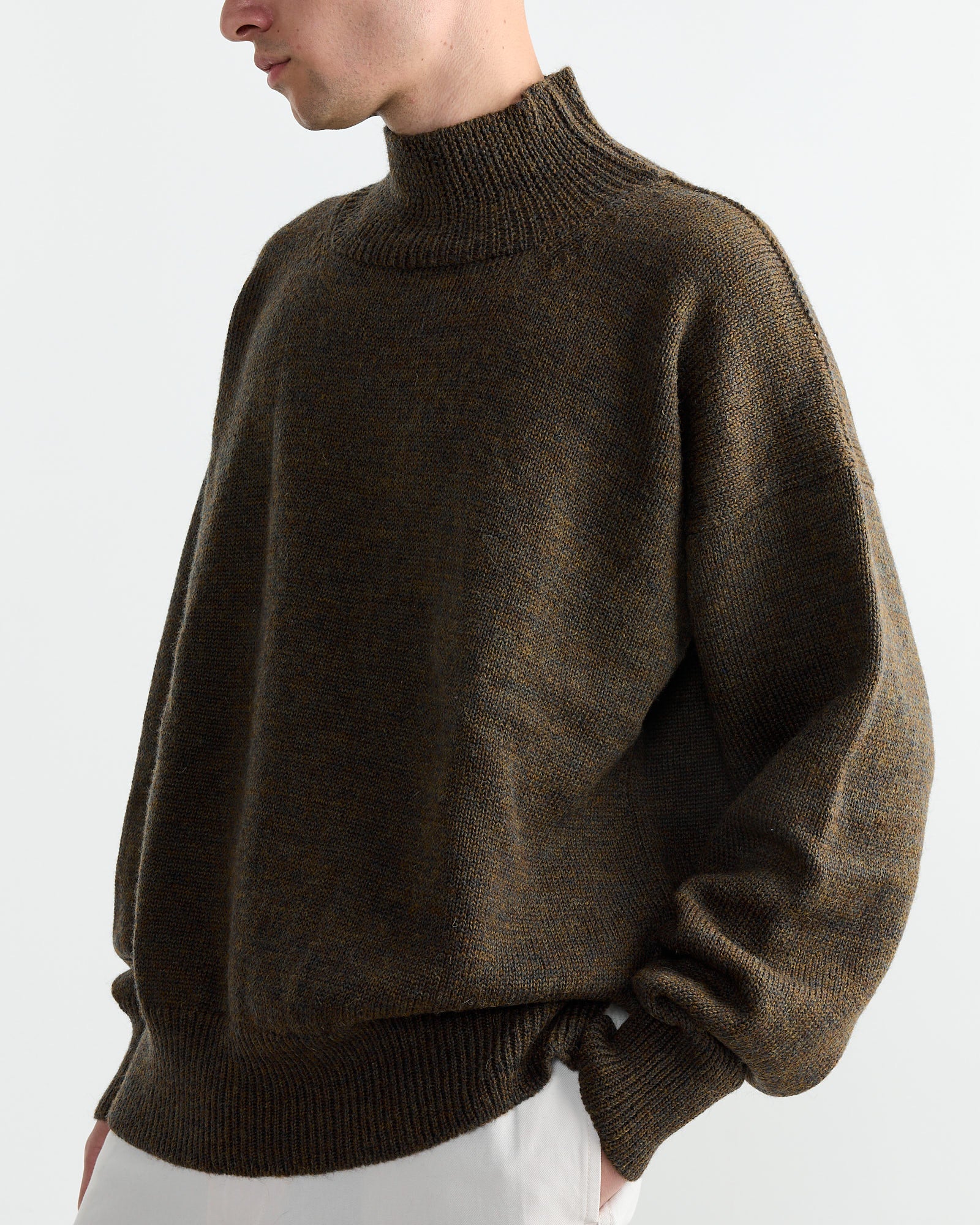 MHL T Shape Roll Neck Moss - Moss / L (263227)