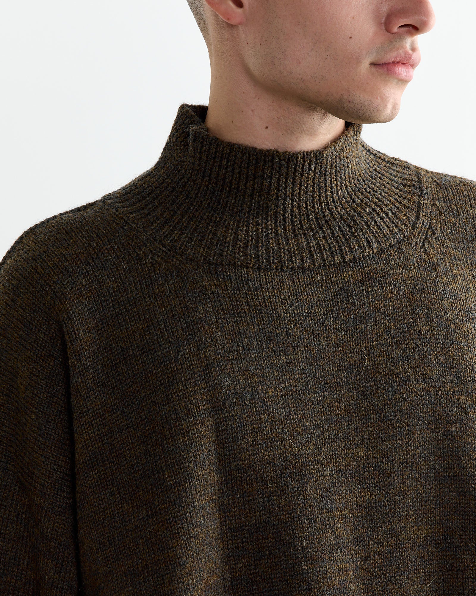 MHL T Shape Roll Neck Moss - Moss / L (263227)