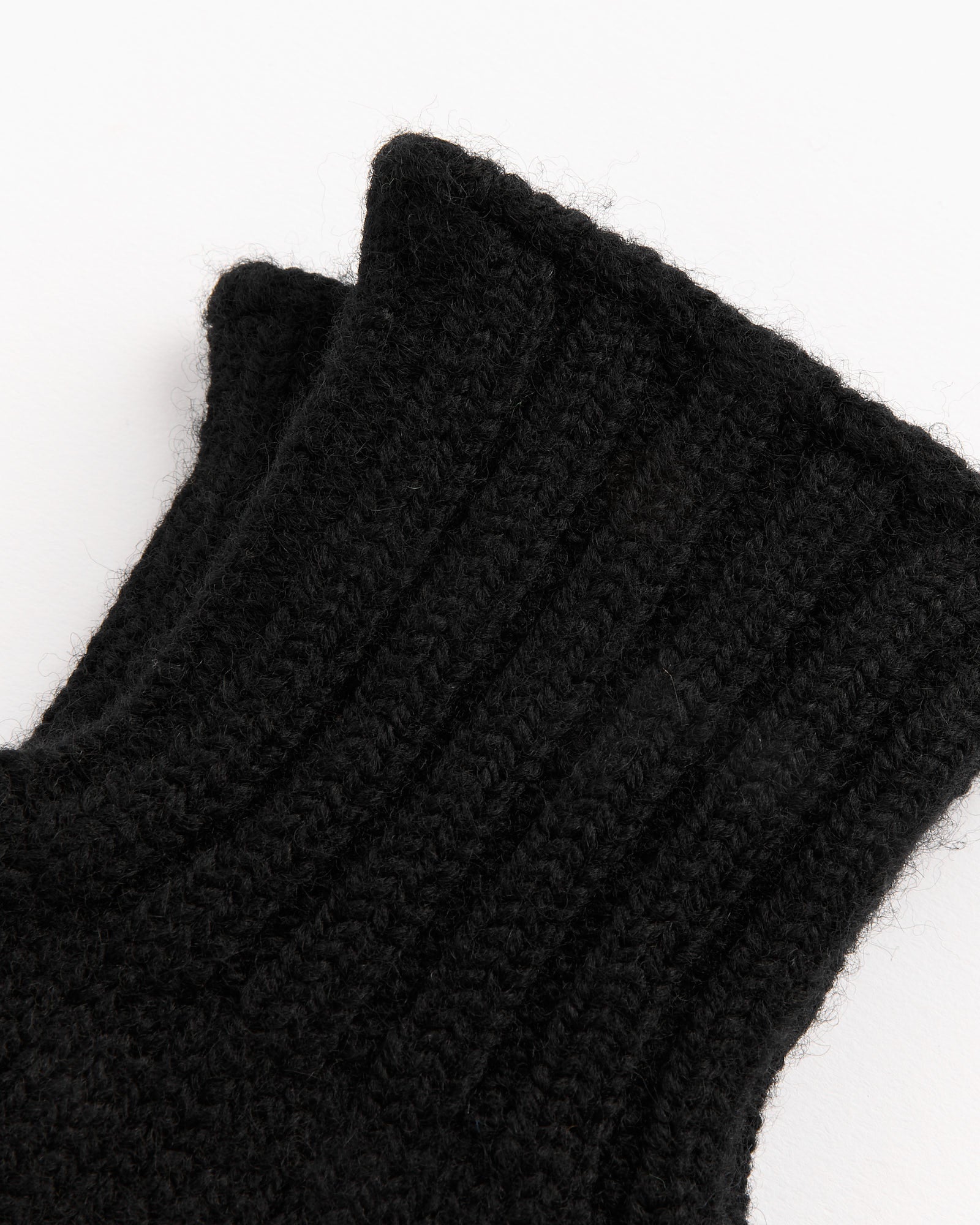 MHL Chunky Fingerless Glove Black - Black / OS (263258)