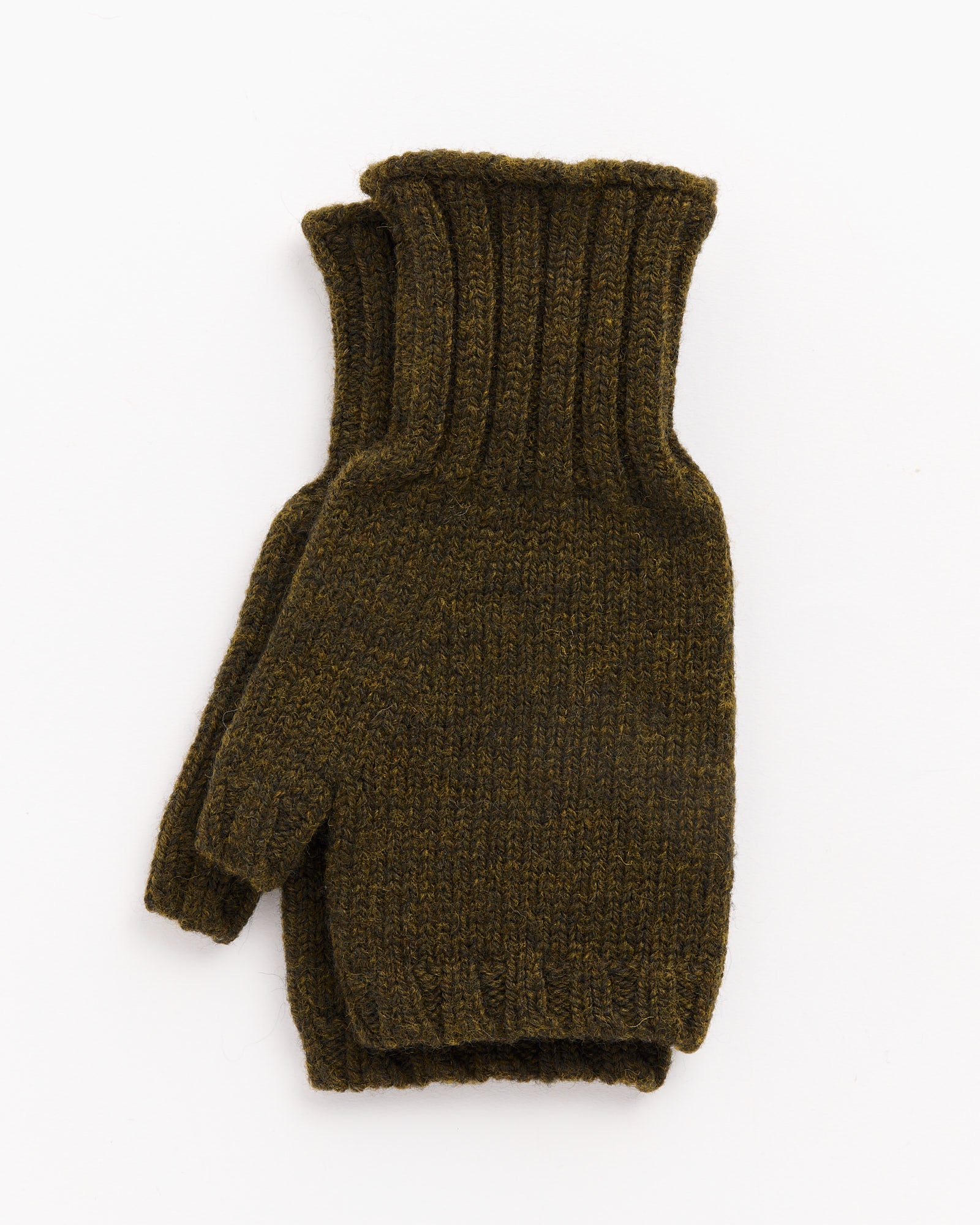 MHL Chunky Fingerless Glove Khaki - Khaki / OS (263260)