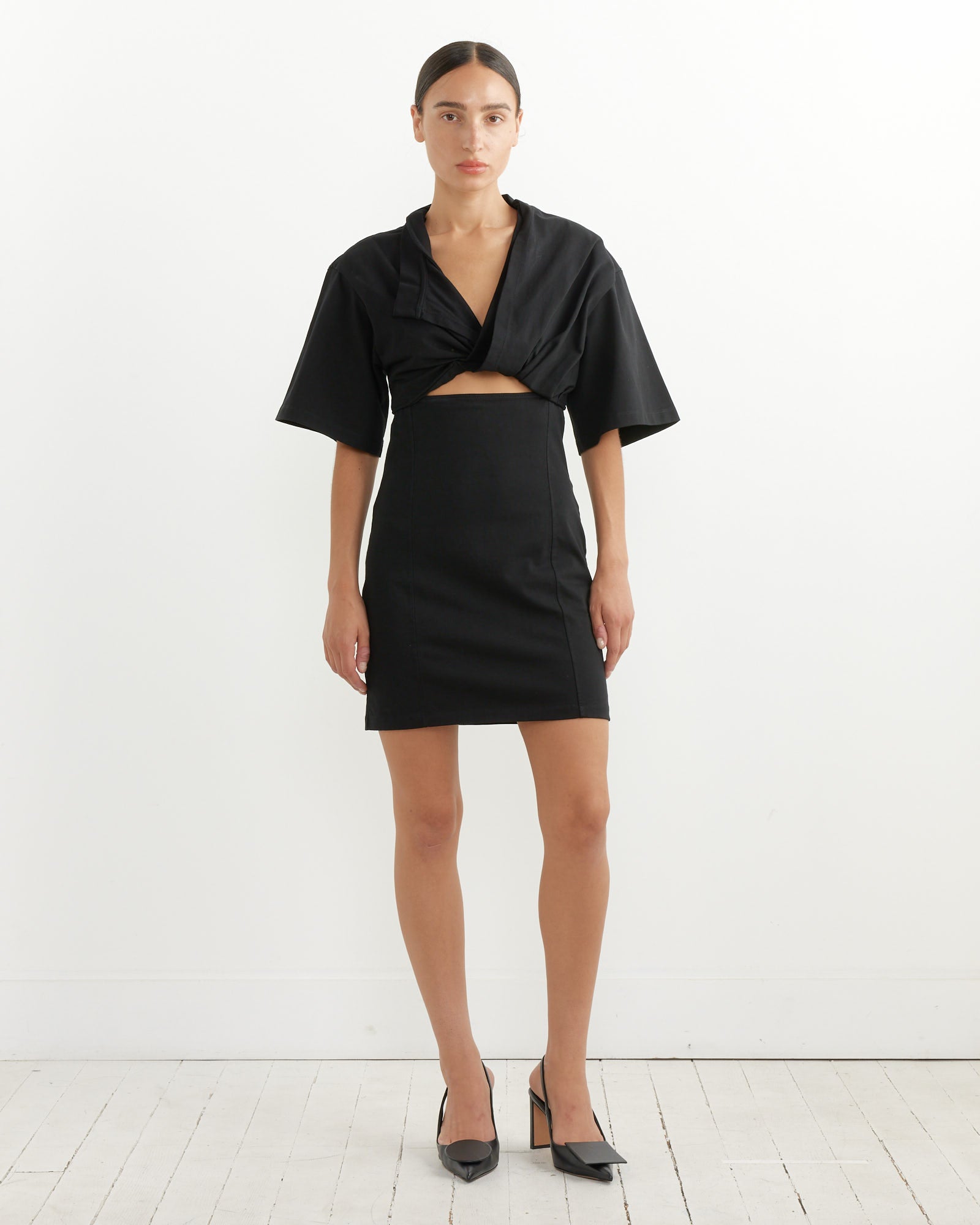 La Robe T-Shirt Bahia Dress in Black