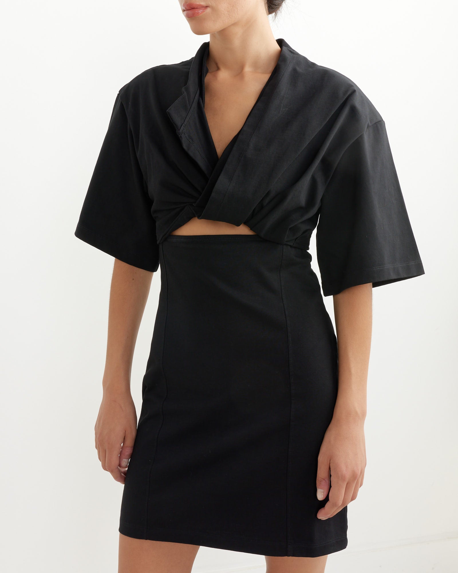 La Robe T-Shirt Bahia Dress in Black