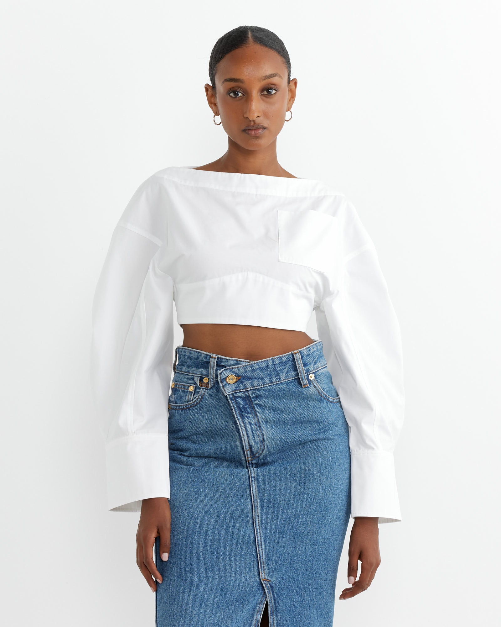 Jacquemus Le Haut Casaco Top White - White / 34 (263296)