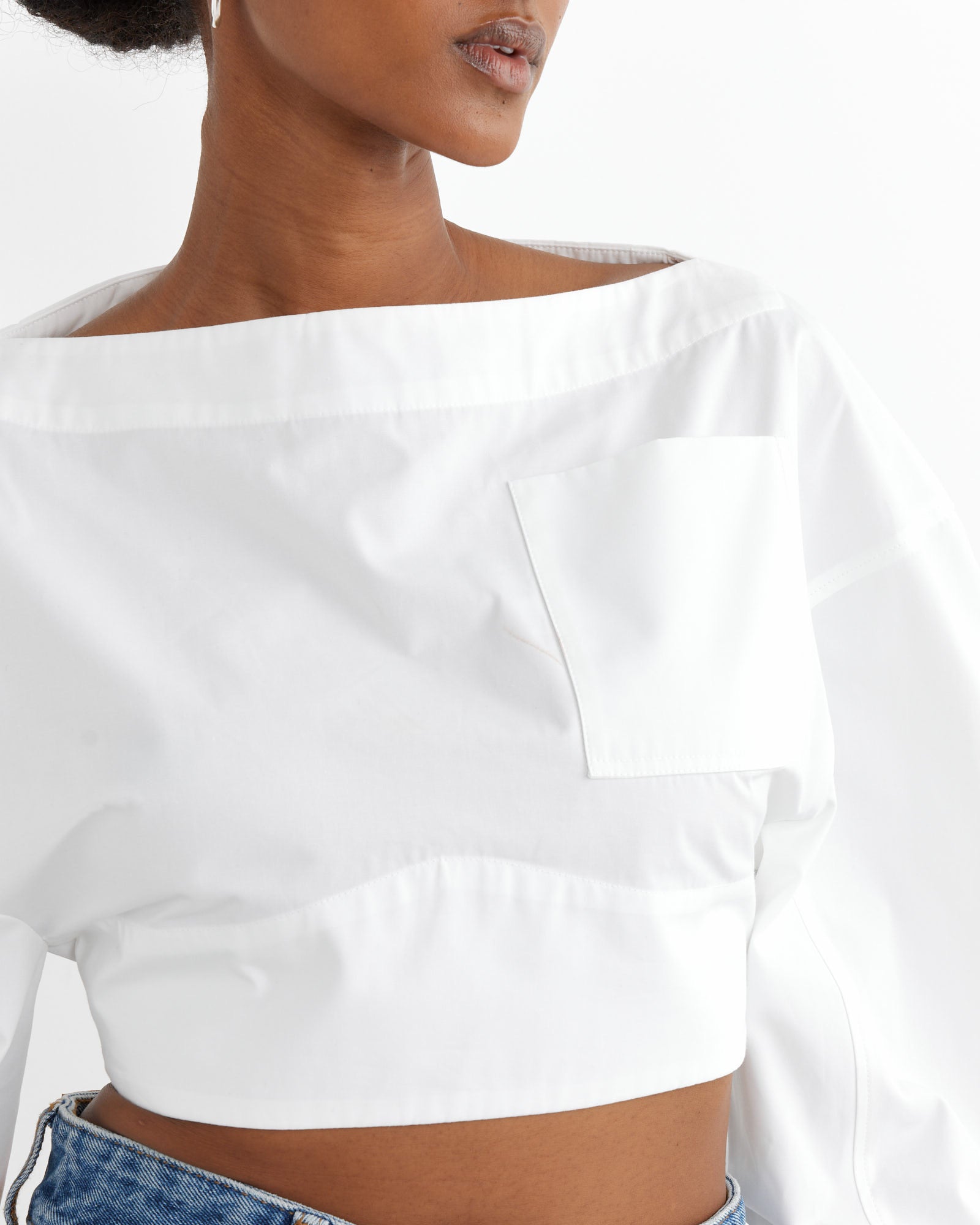 Jacquemus Le Haut Casaco Top White - White / 34 (263296)