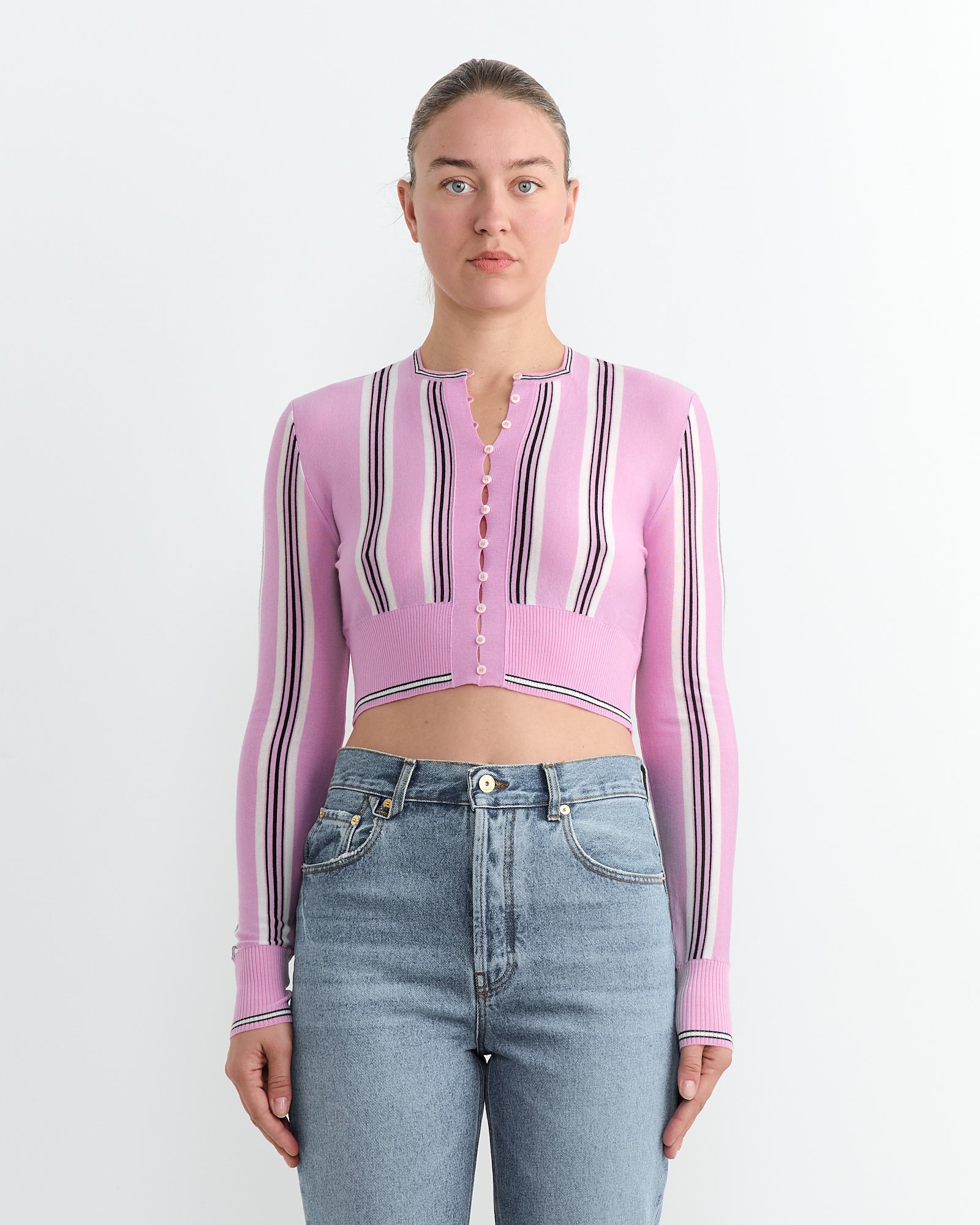 Jacquemus Spiaggia Cardigan Multi/Pink - Multi/Pink / 40 (263310)