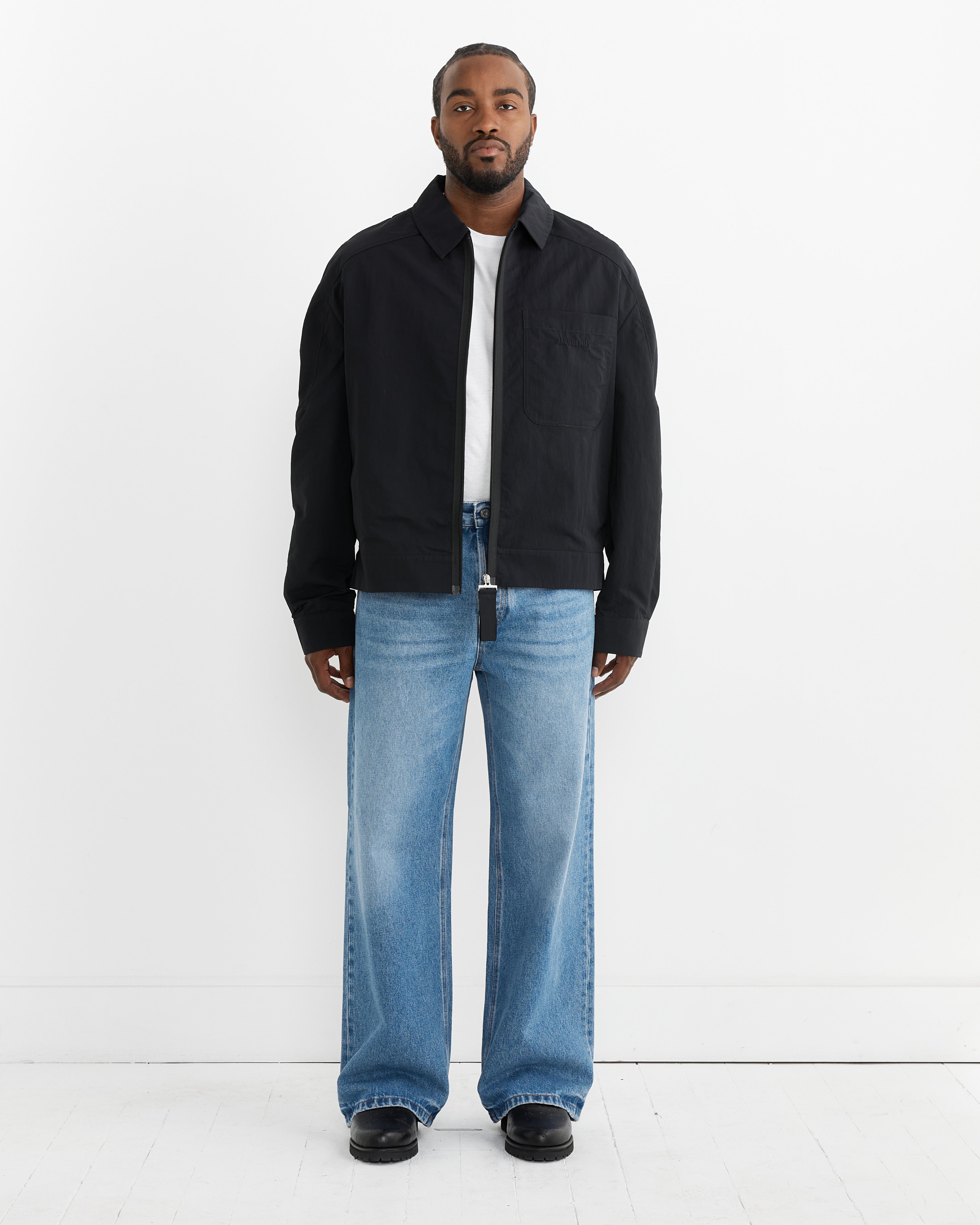 Jacquemus Linu Blouson Black - Black / 50 (263349)