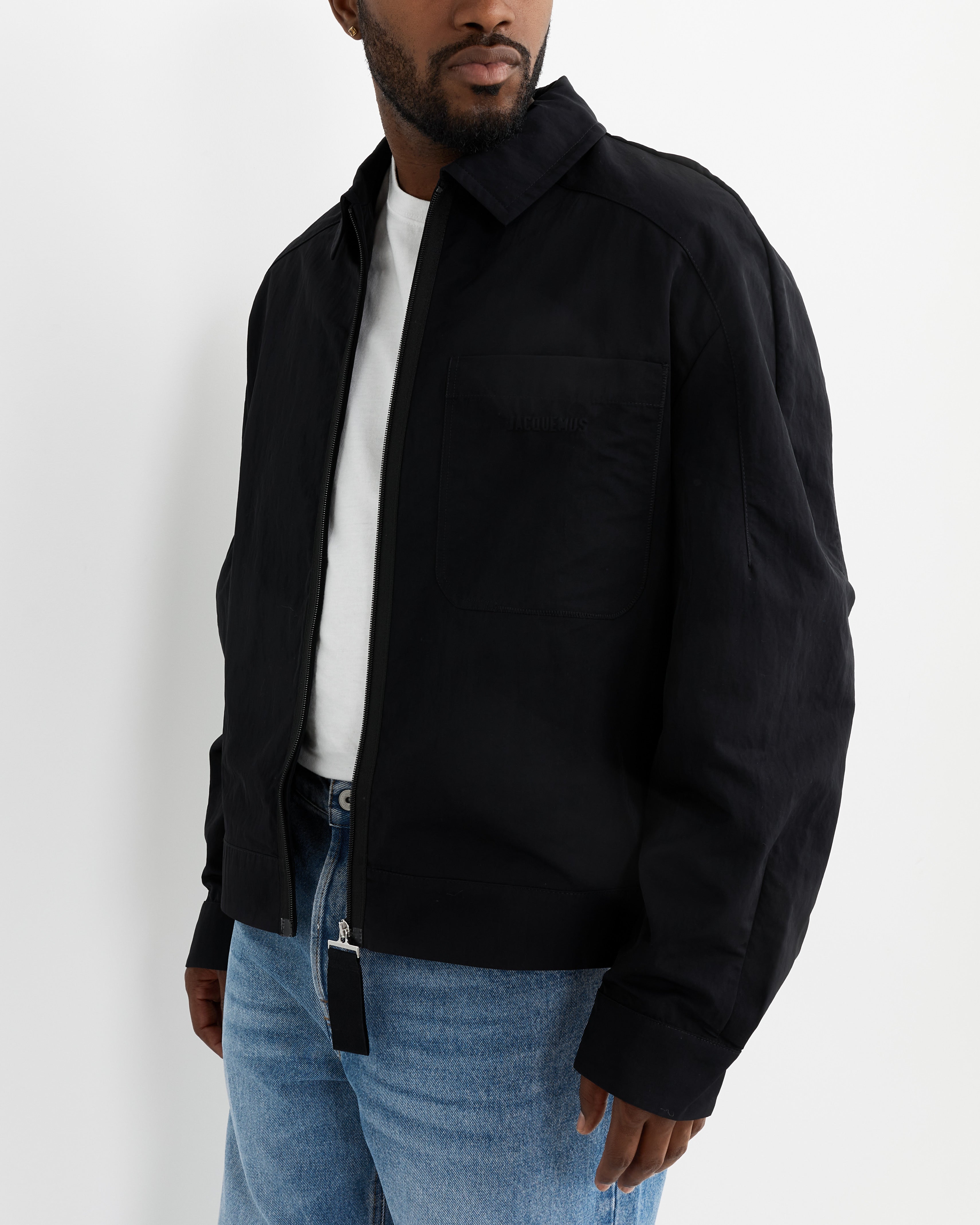 Jacquemus Linu Blouson Black - Black / 50 (263349)