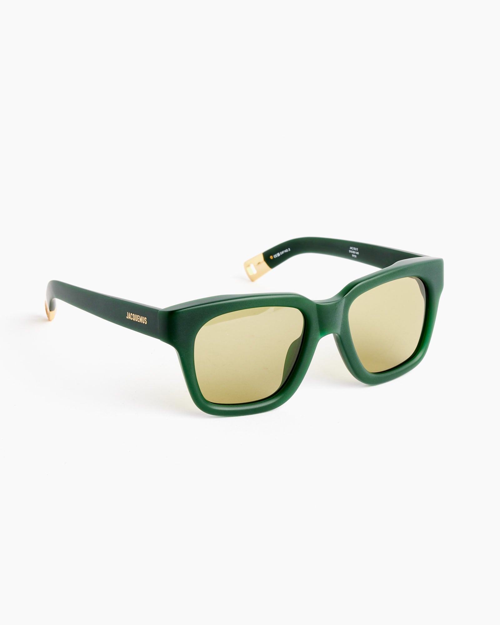 Jacquemus Les Lunettes Carino Sunglasses Dark Green - Dark Green / OS (263392)