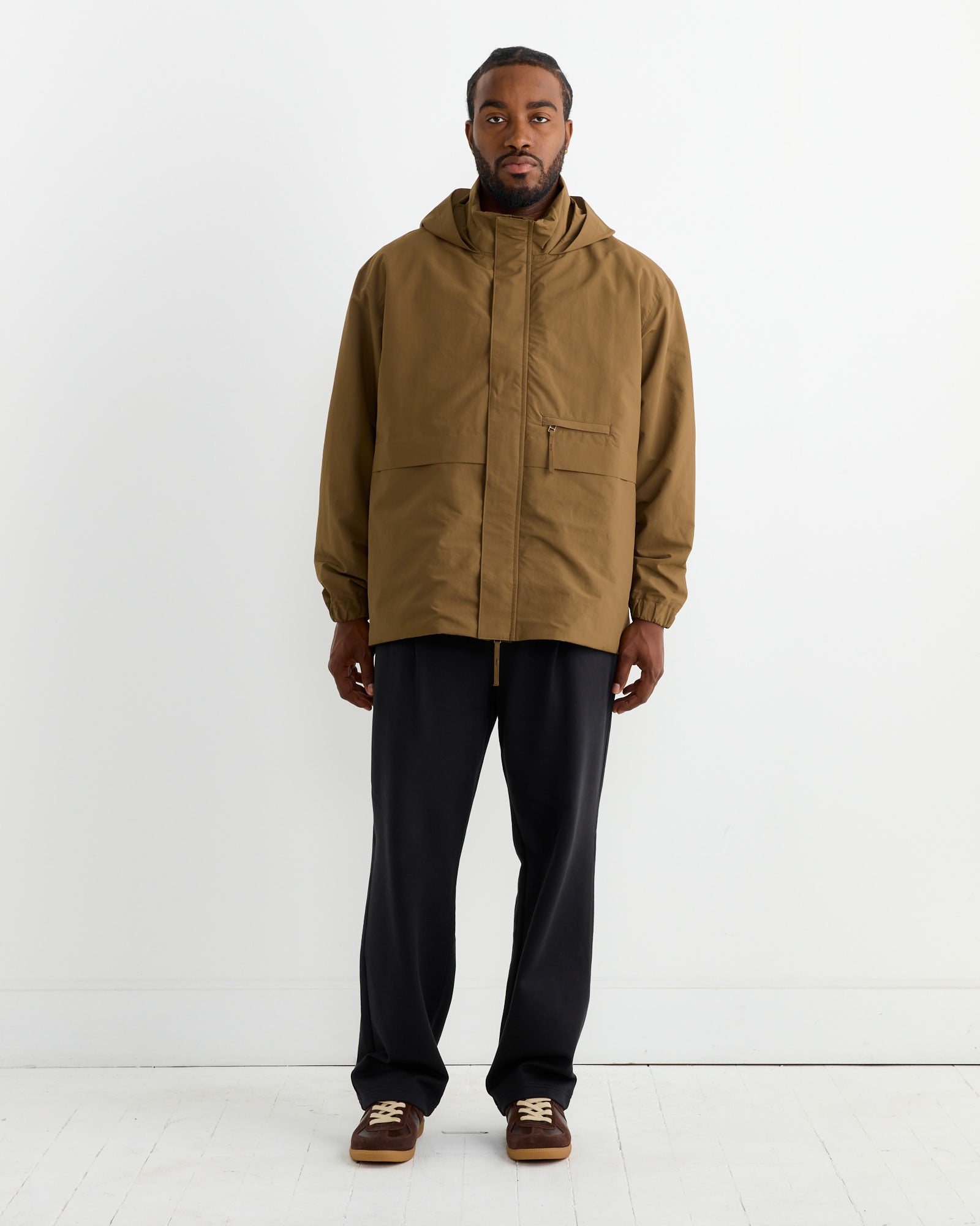 Still By Hand Stand Collar Field Jacket Camel - Camel / 2 (263407)