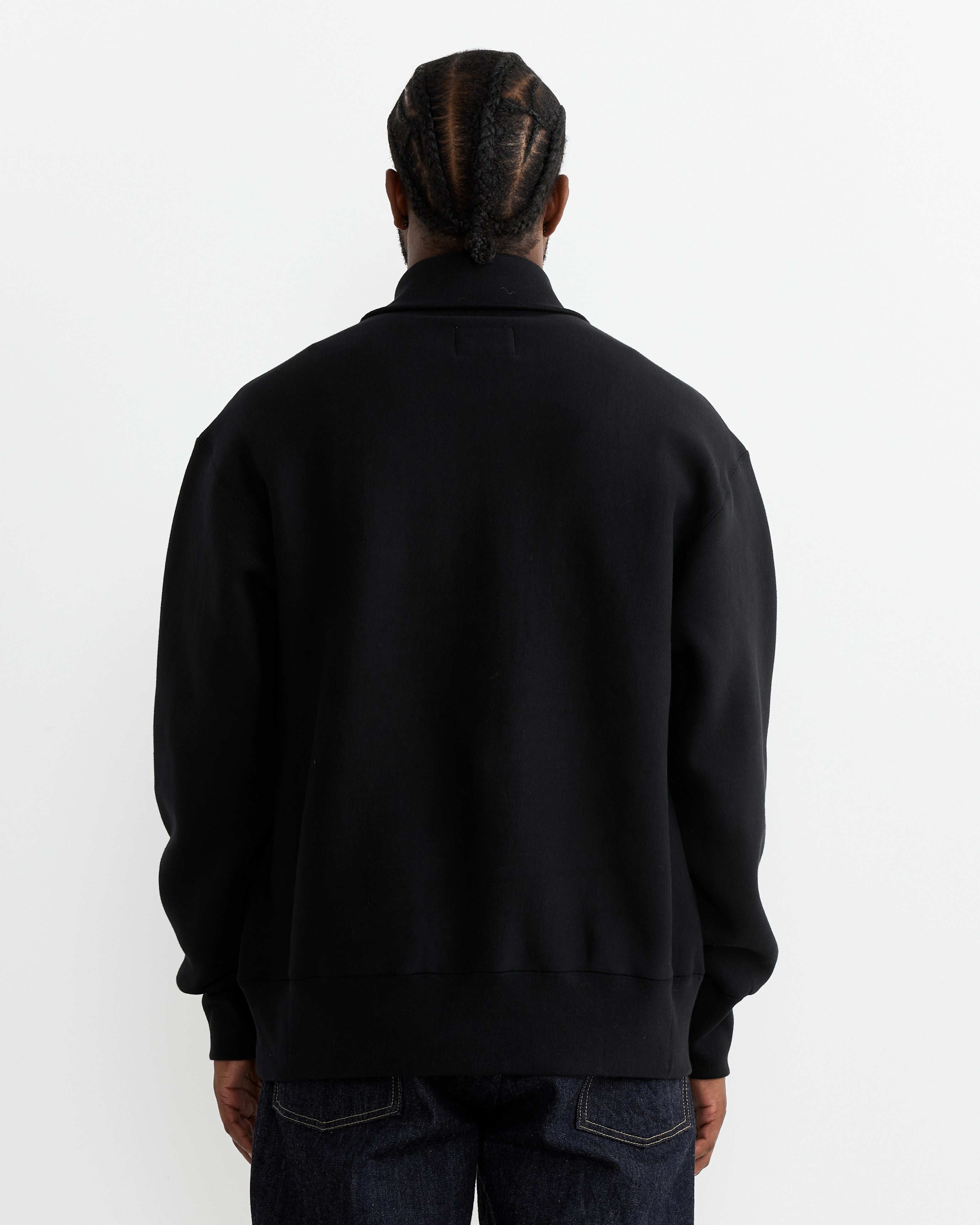 Still By Hand Zip Up Fleece Sweater Black - Black / 2 (263432)