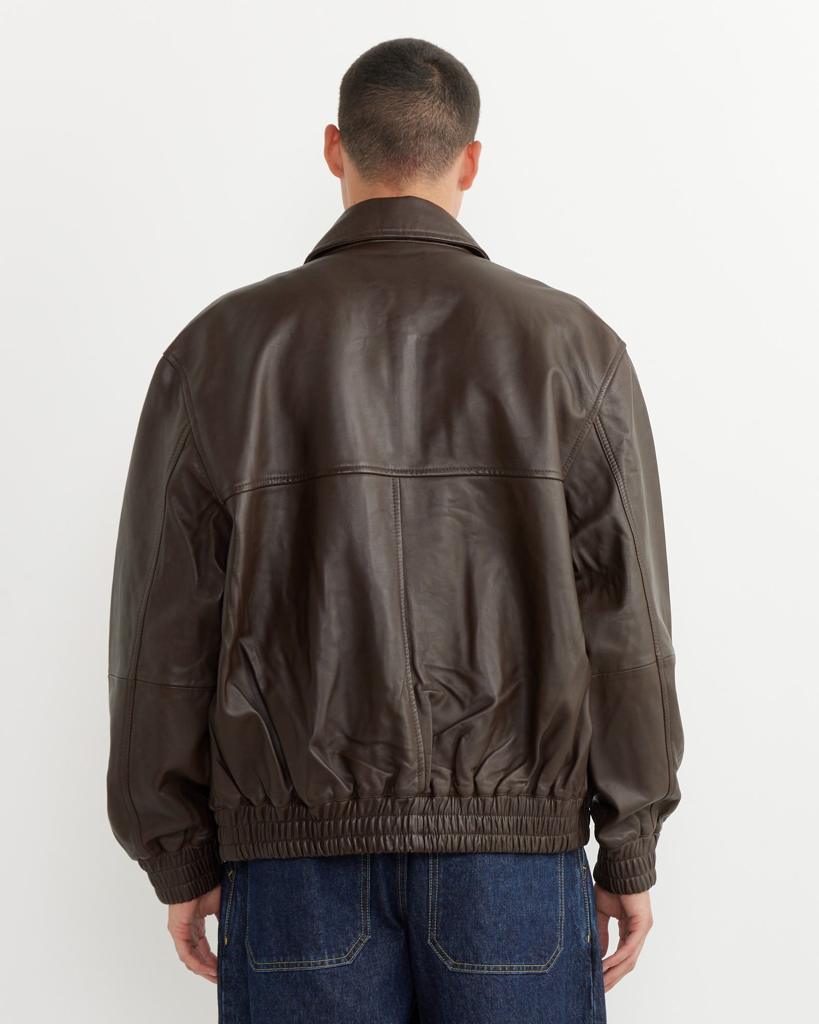 Piston Bomber Jacket in Brown