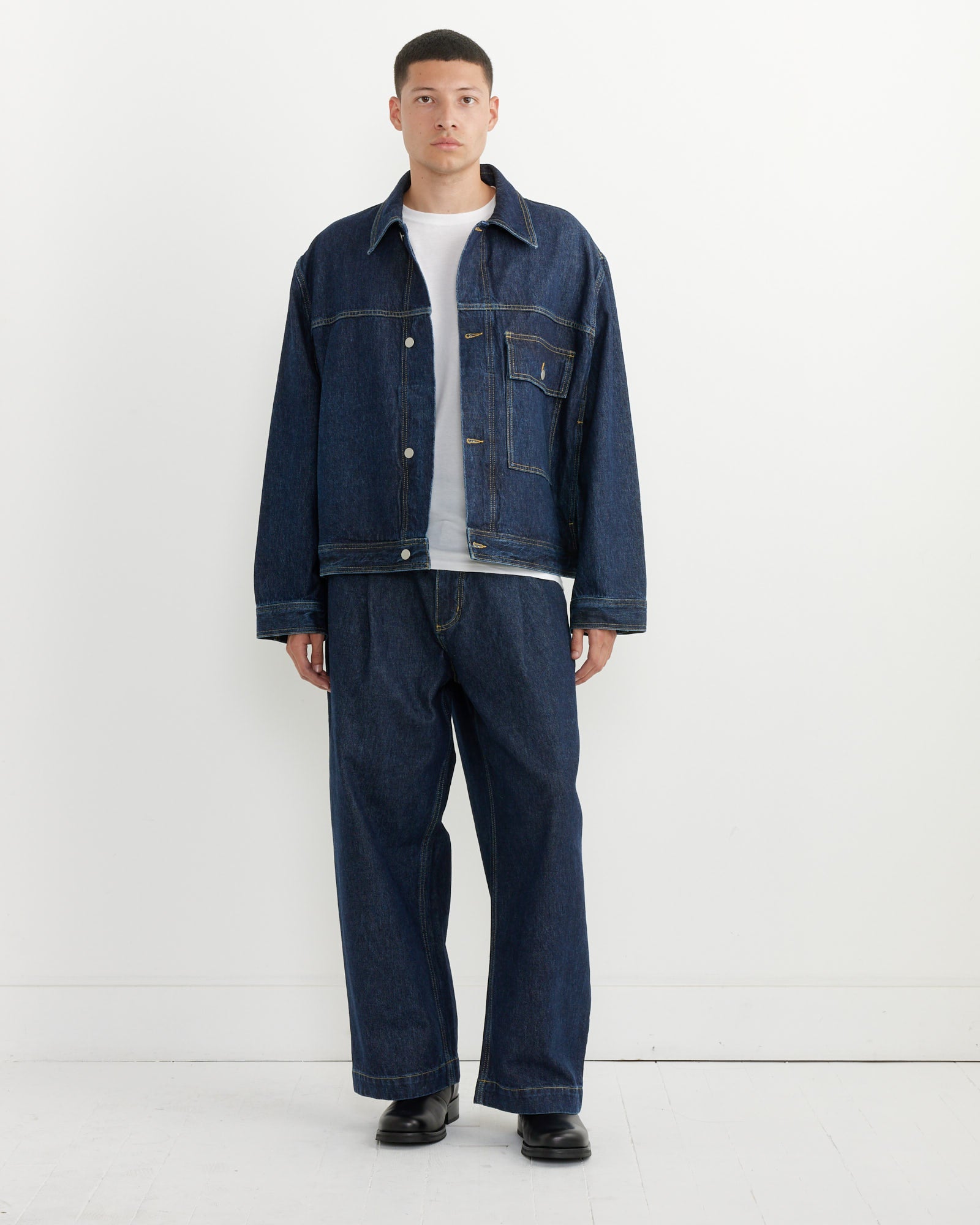 Puch Denim Pant in Blue/Black