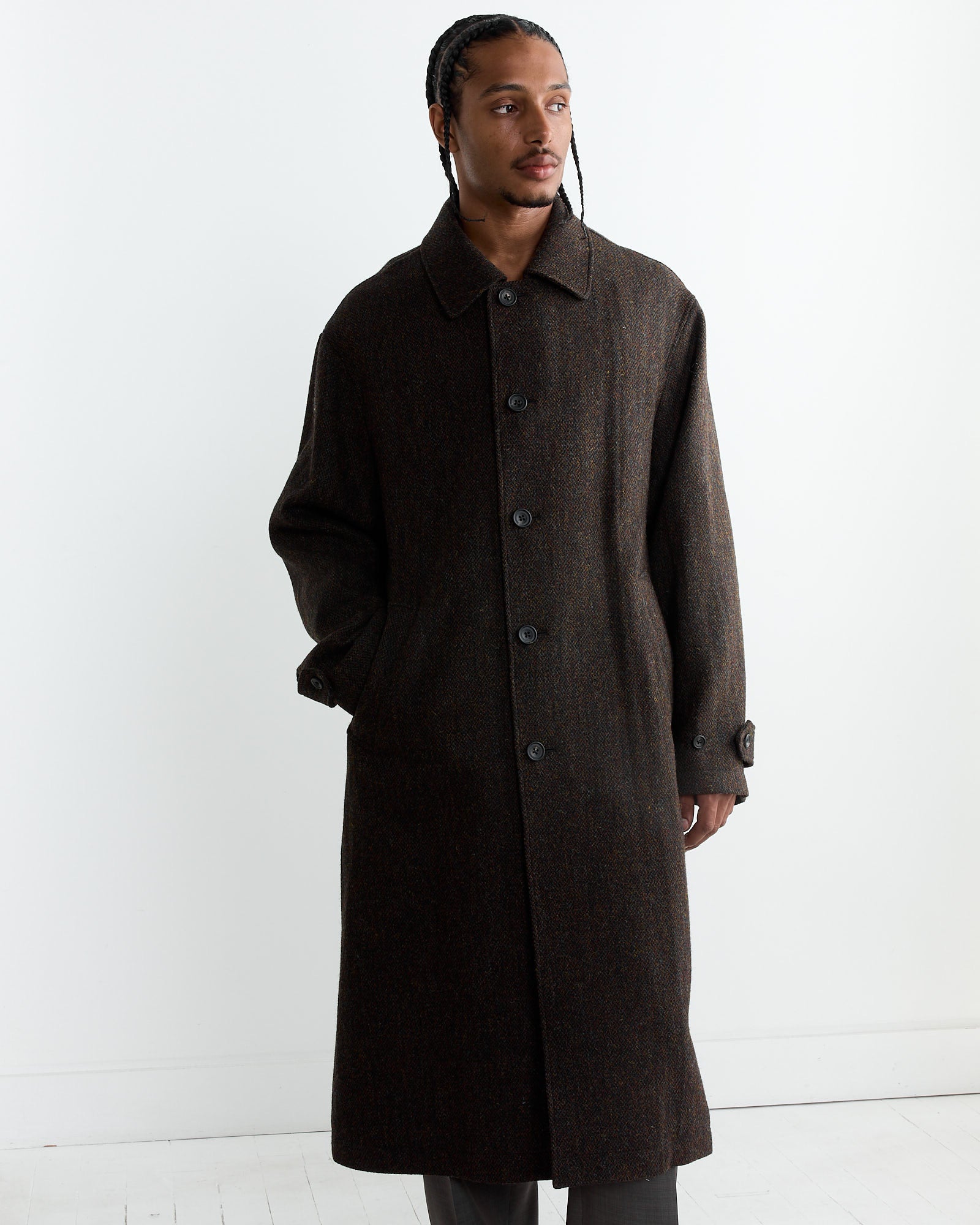 Stein St. 901 Coat Dark Brown - Dark Brown / M (263605)