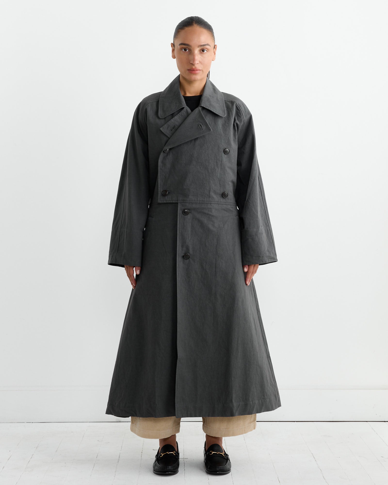 Black Crane Coat Slate - Slate / XS/S (263787)