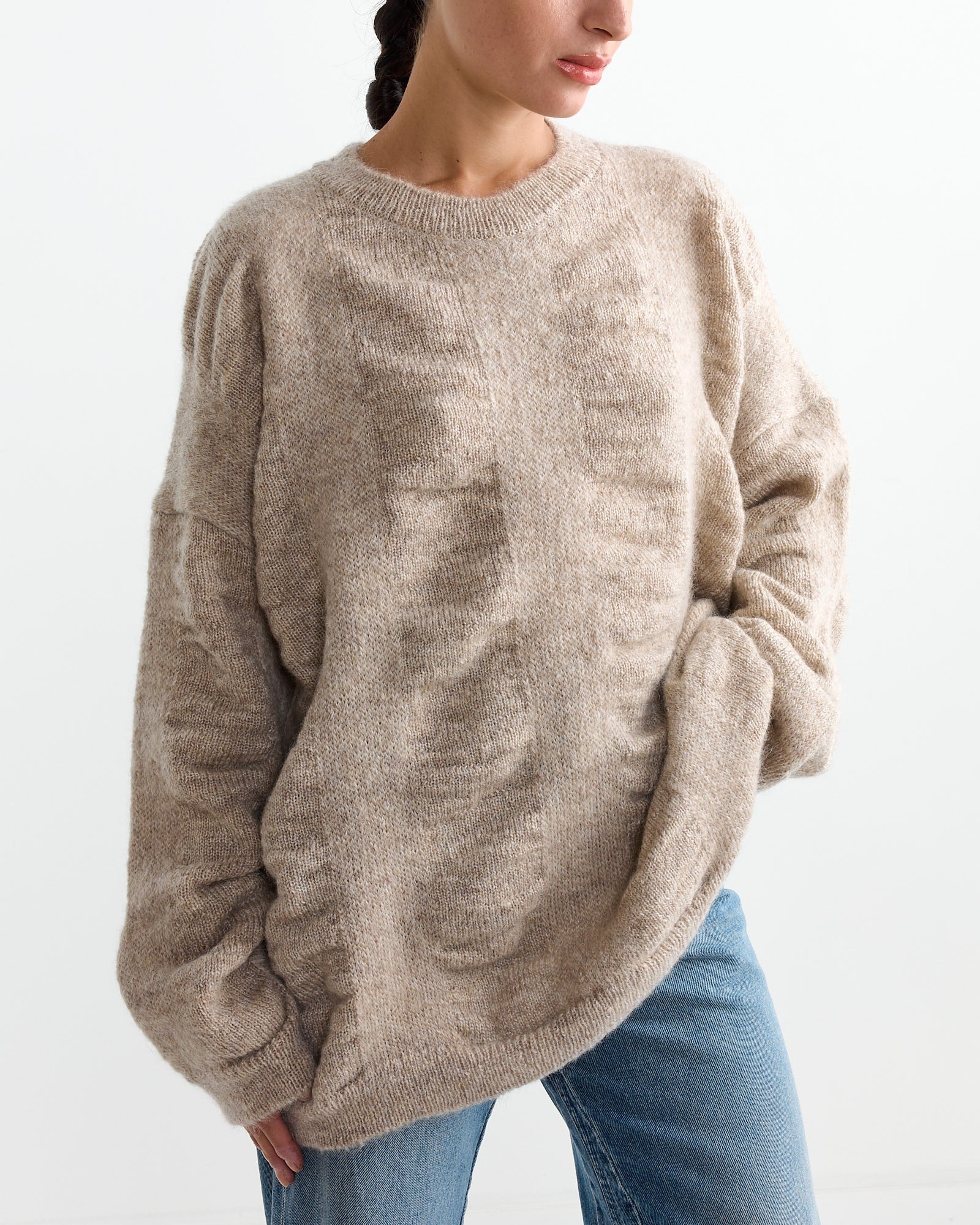 Waterfall Sweater in Natural