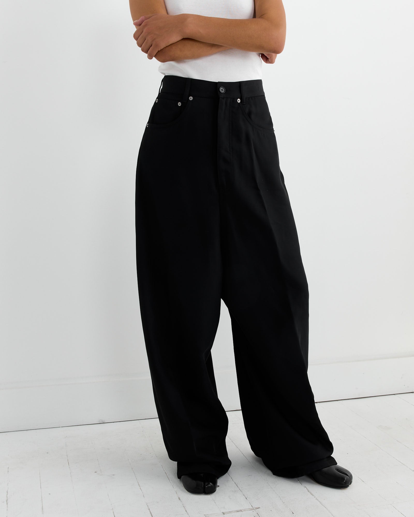 MM6 S62LB0173 5 Pocket Pant - Black / 28 (263863)