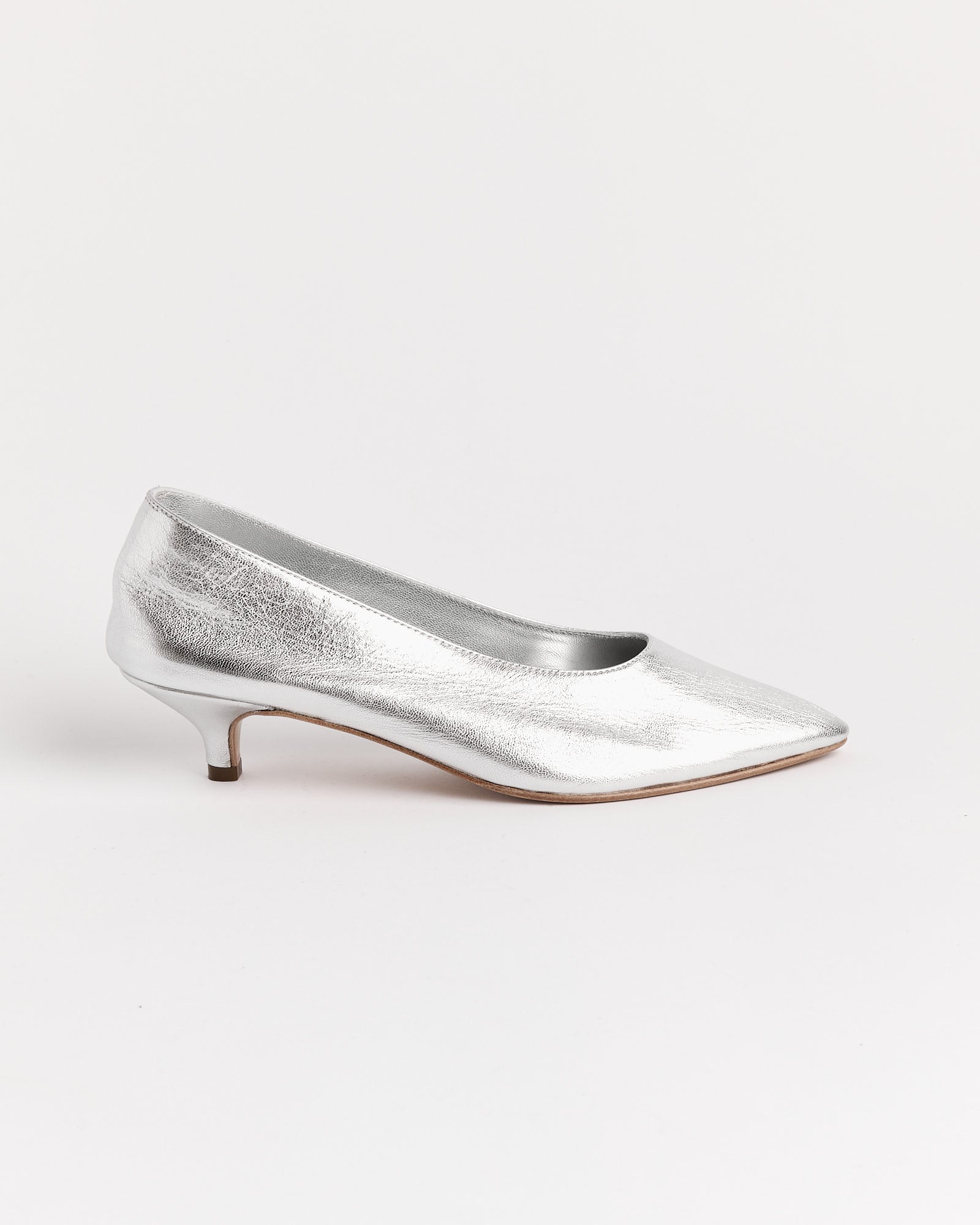 After Party Heel in Silver