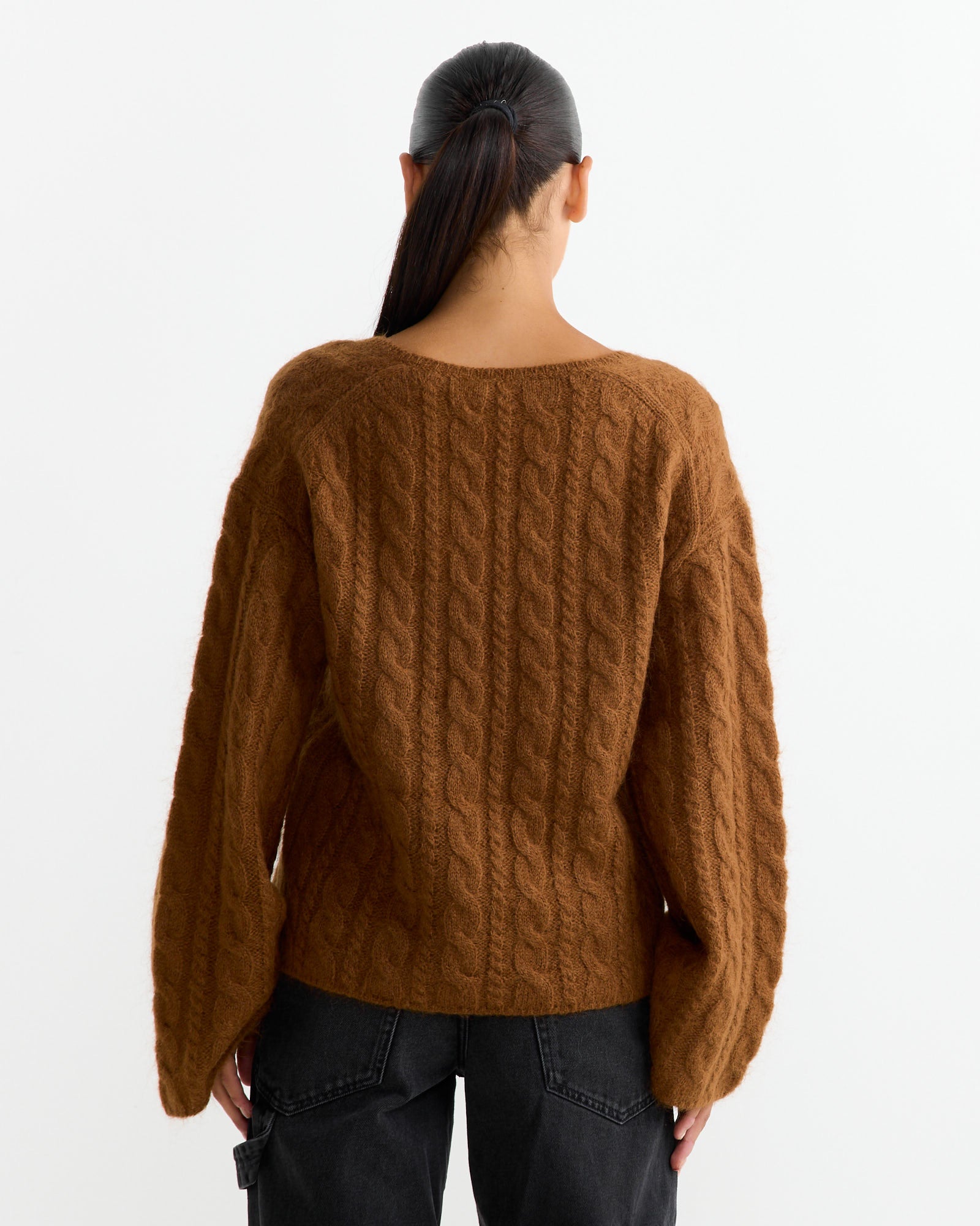 By Malene Birger Cimone Knit Bison - Bison / XS (263985)