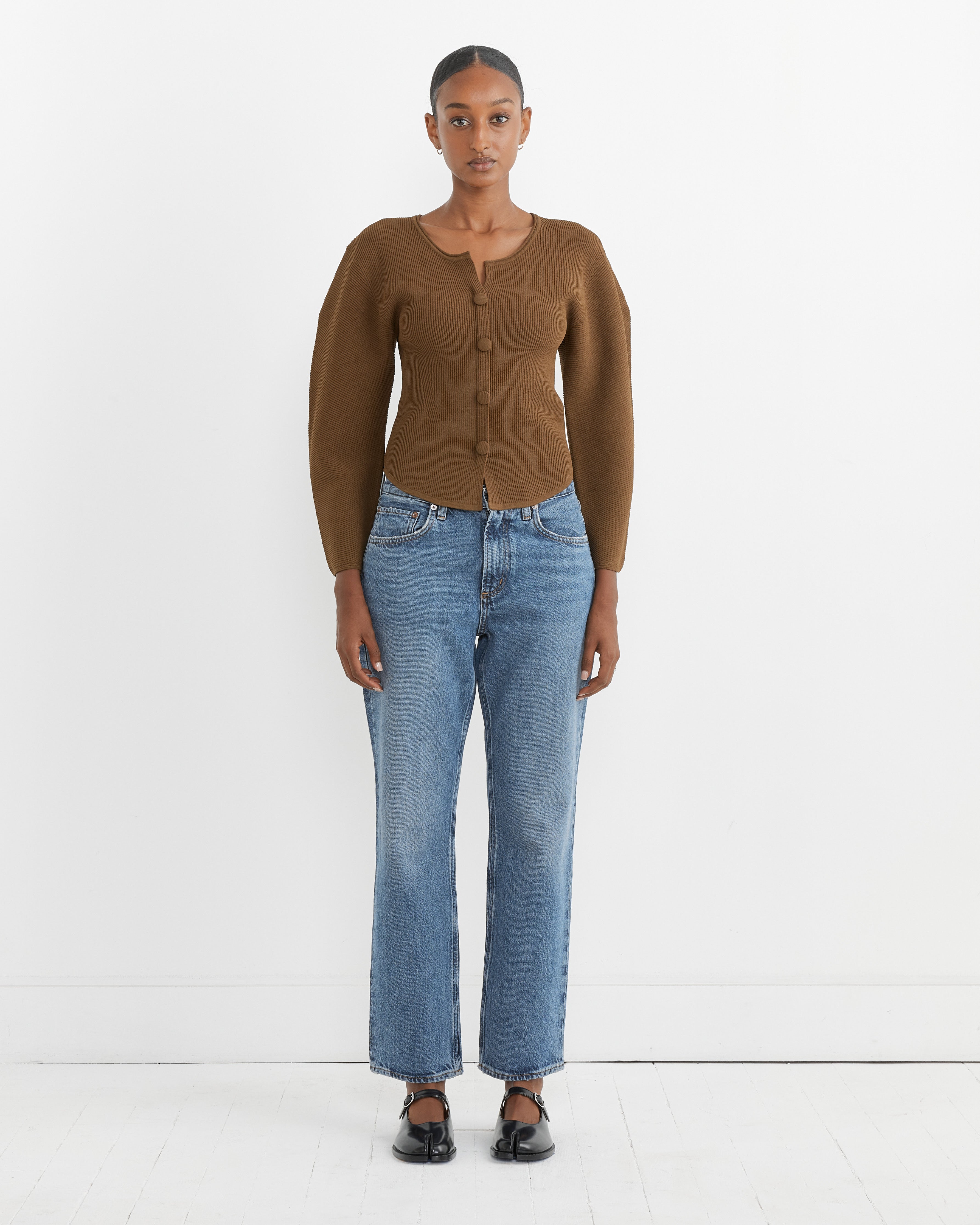 By Malene Birger Francinas Knit Shitake - Shitake / XS (263988)