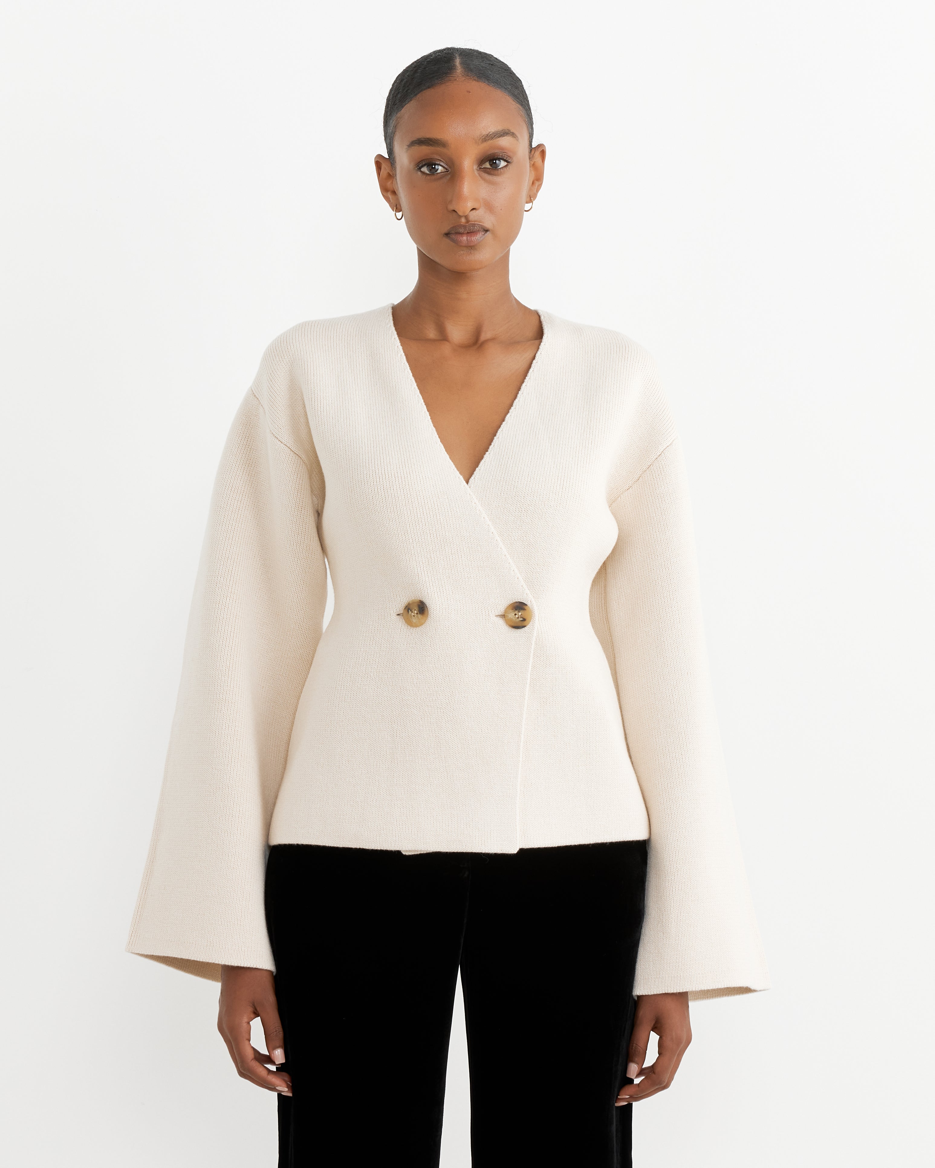 Tinley Cardigan in Soft White