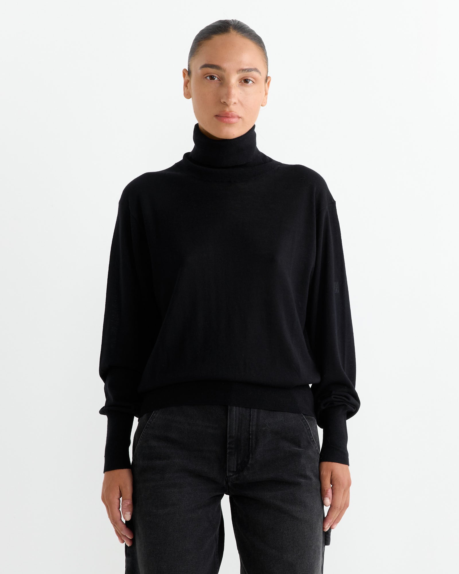 By Malene Birger Mohsen Knit Black - Black / XS (263991)