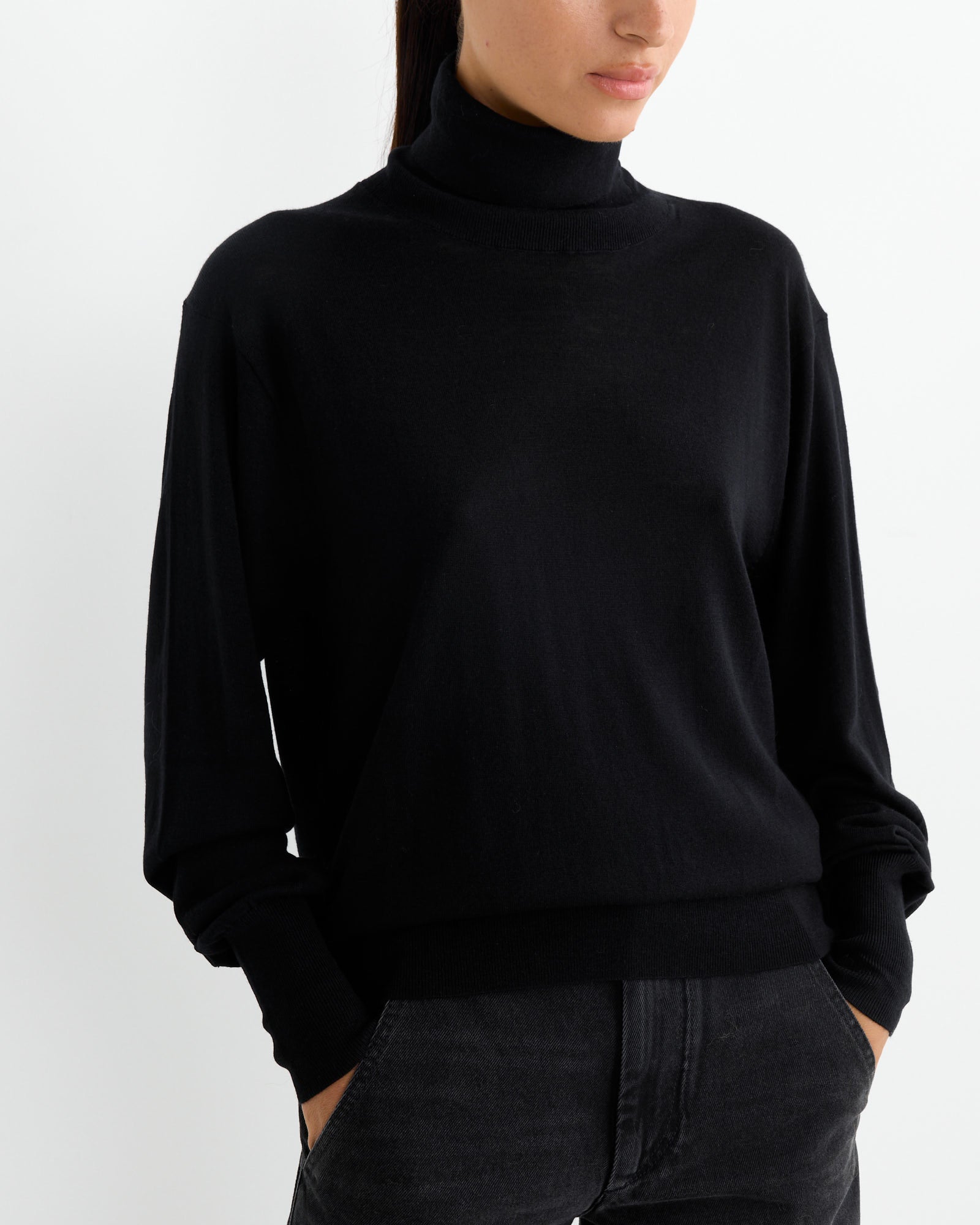 By Malene Birger Mohsen Knit Black - Black / XS (263991)