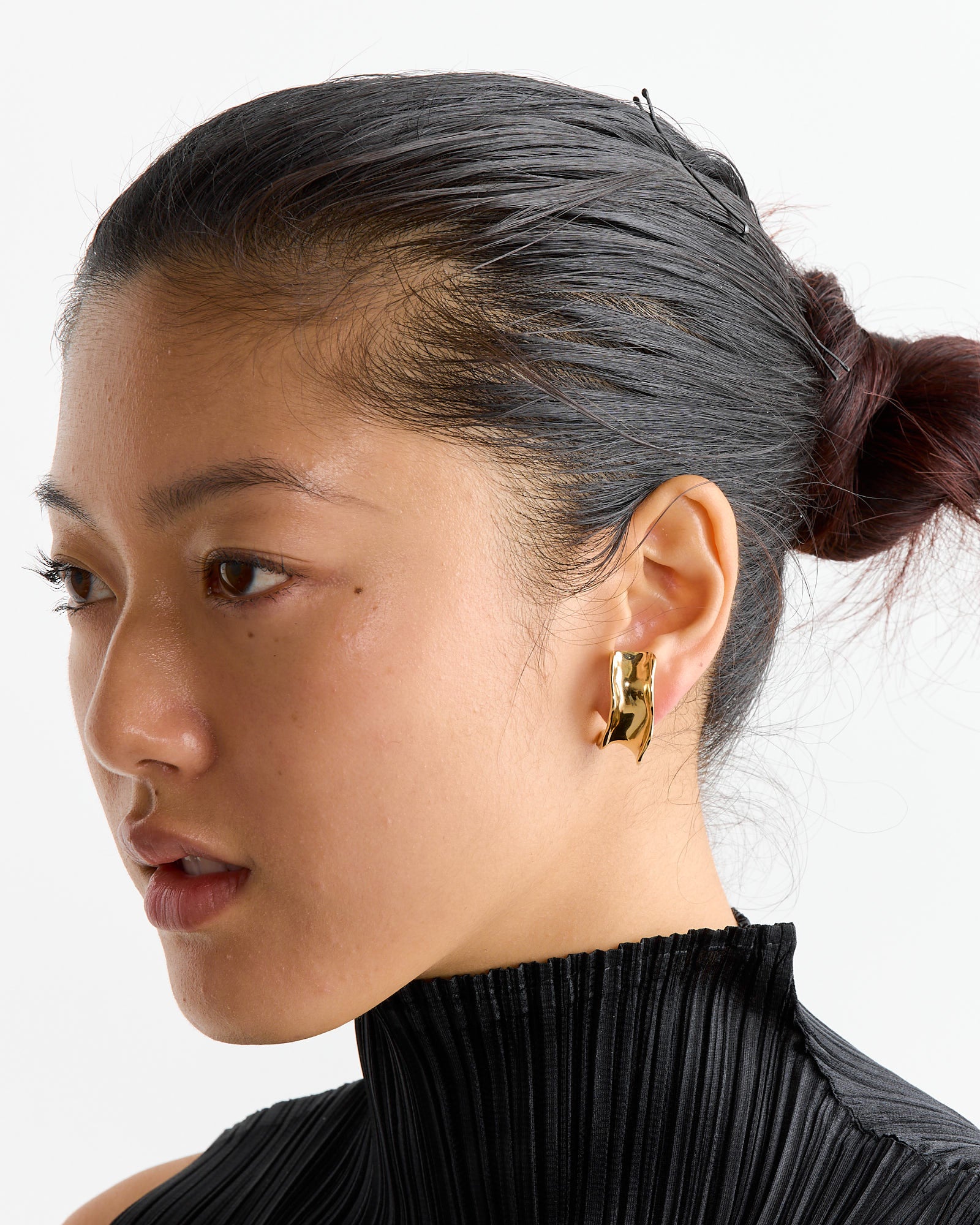 Faris Calamari Set Earrings - Gold Plated Bronze - Default Title (264011)