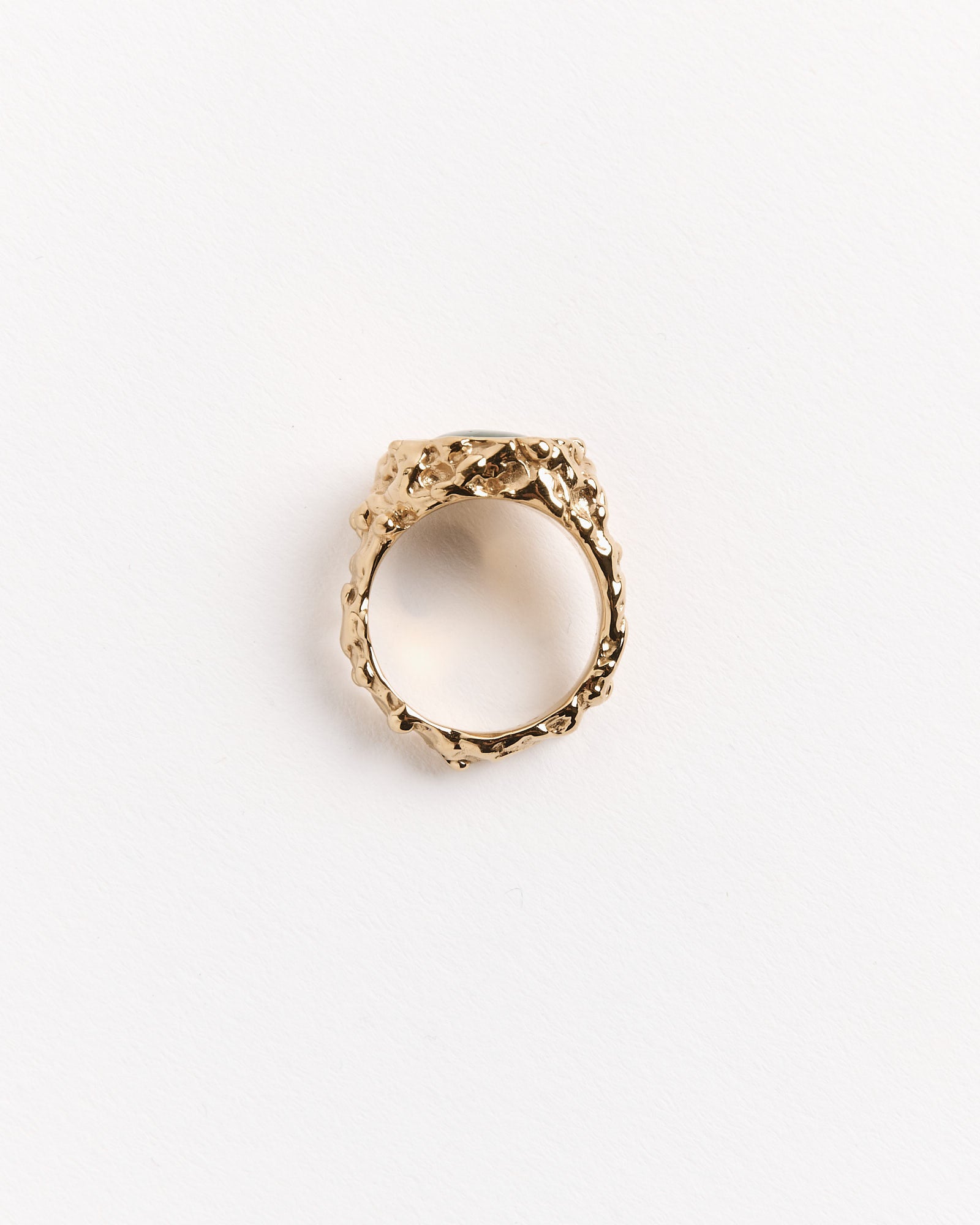 Roca Eye Ring in Gold/Jade - Gold/Jade / 7 (264021)