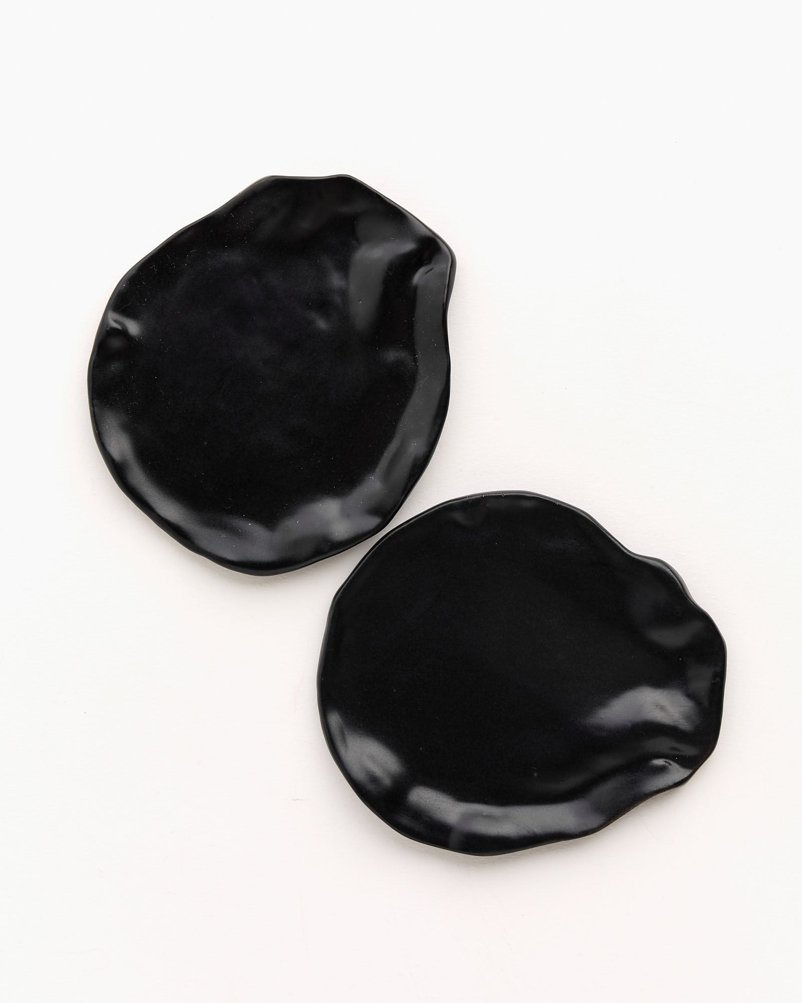 Completedworks The Mostly Flat Set of 2 Coasters  - Matte Black - Default Title (264049)