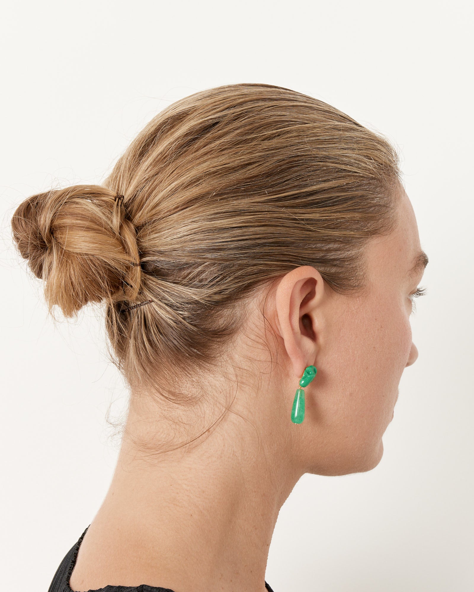 Green Bead Earrings - Default Title (264057)