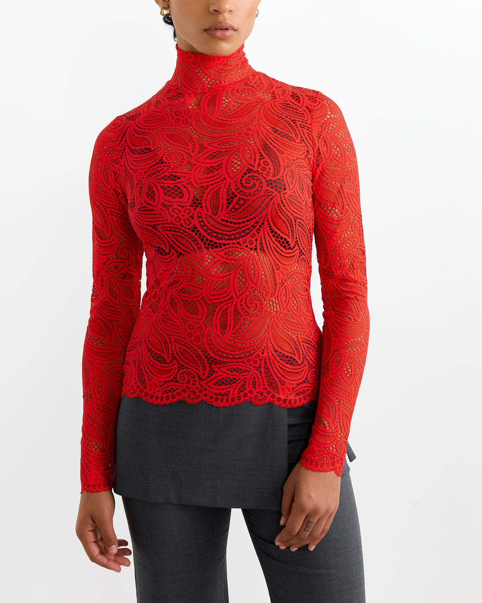 Rodin Blouse in Red