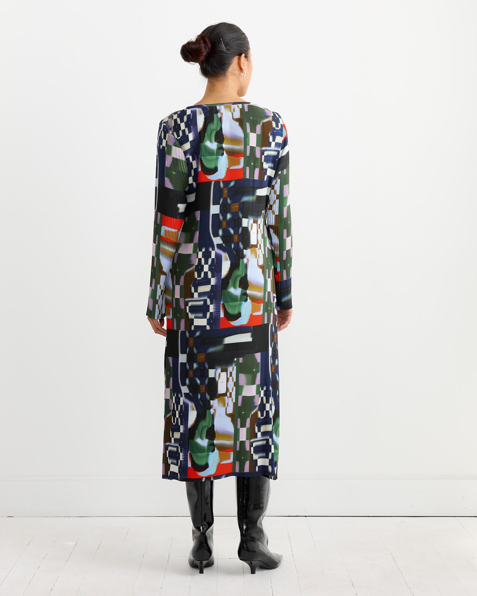 Henrik Vibskov Knight Plisse Dress Kaleidoscope Tetris - Kaleidoscope Tetris / XS (264118)