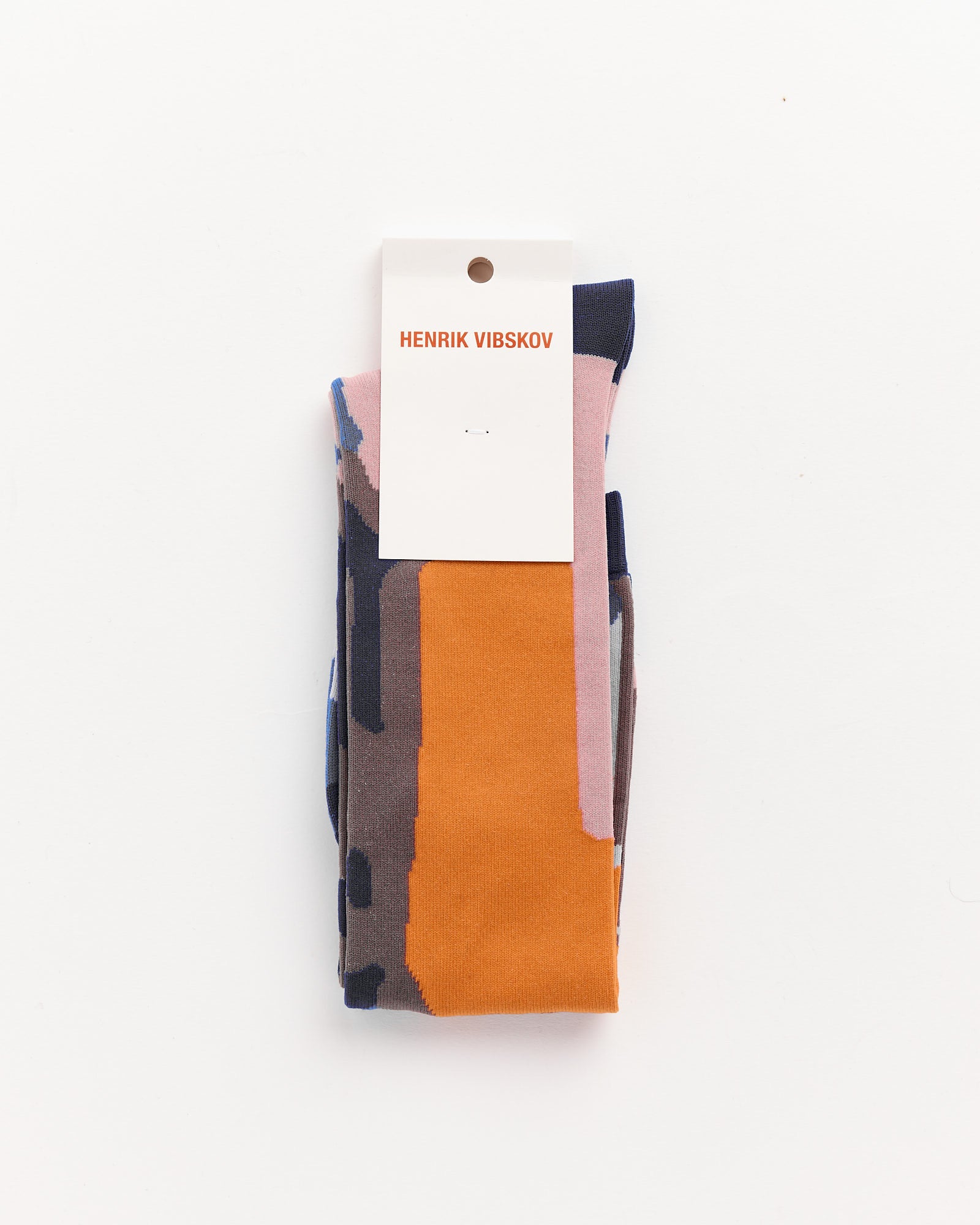 Void Transparent Socks in Blue/Orange