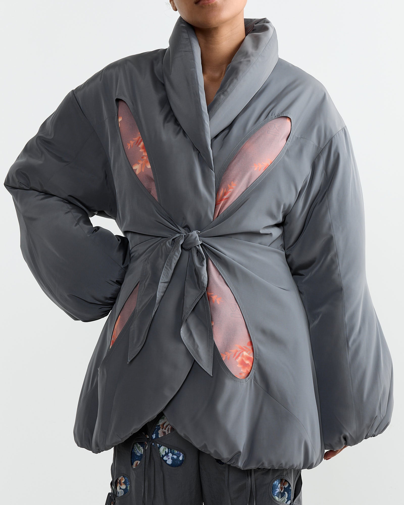 J. Kim Shawl Bale Jacket Dark Grey - Dark Grey / M (264140)