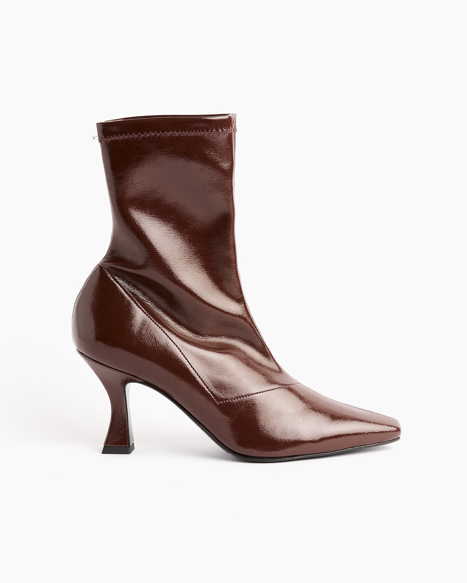 Athena Ankle Boot in Prune