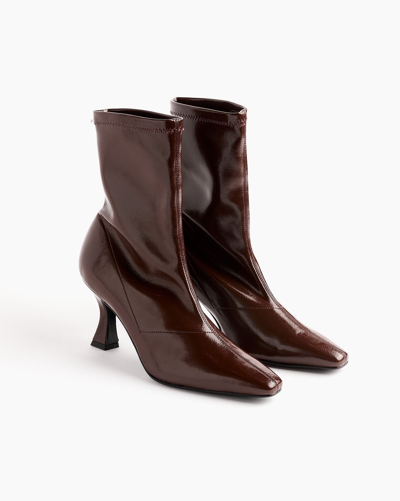 Athena Ankle Boot in Prune