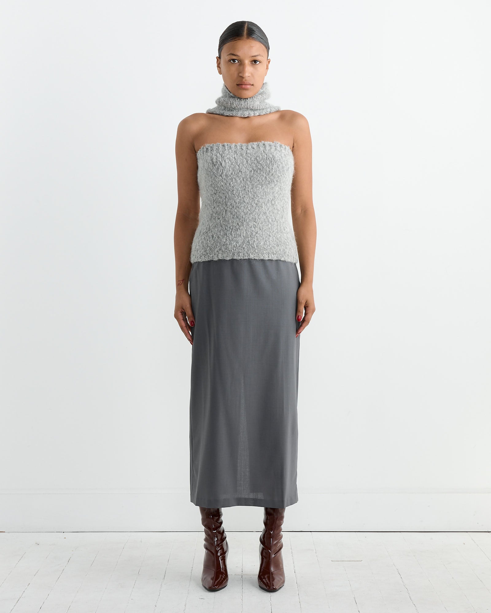 Jiaqui Skirt in Grey