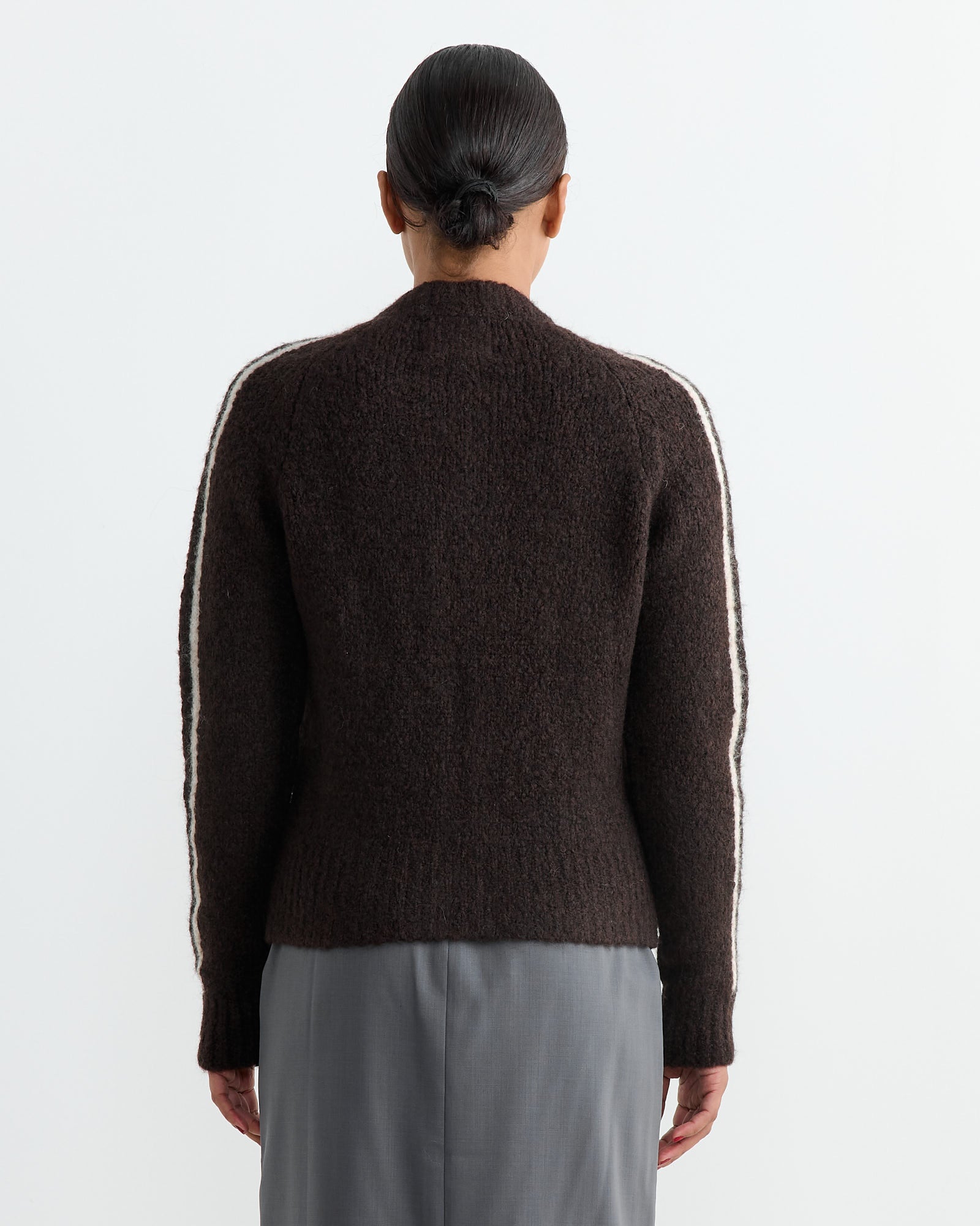 Paloma Wool Grand Slam Zip Knit Brown - Brown / S (264219)