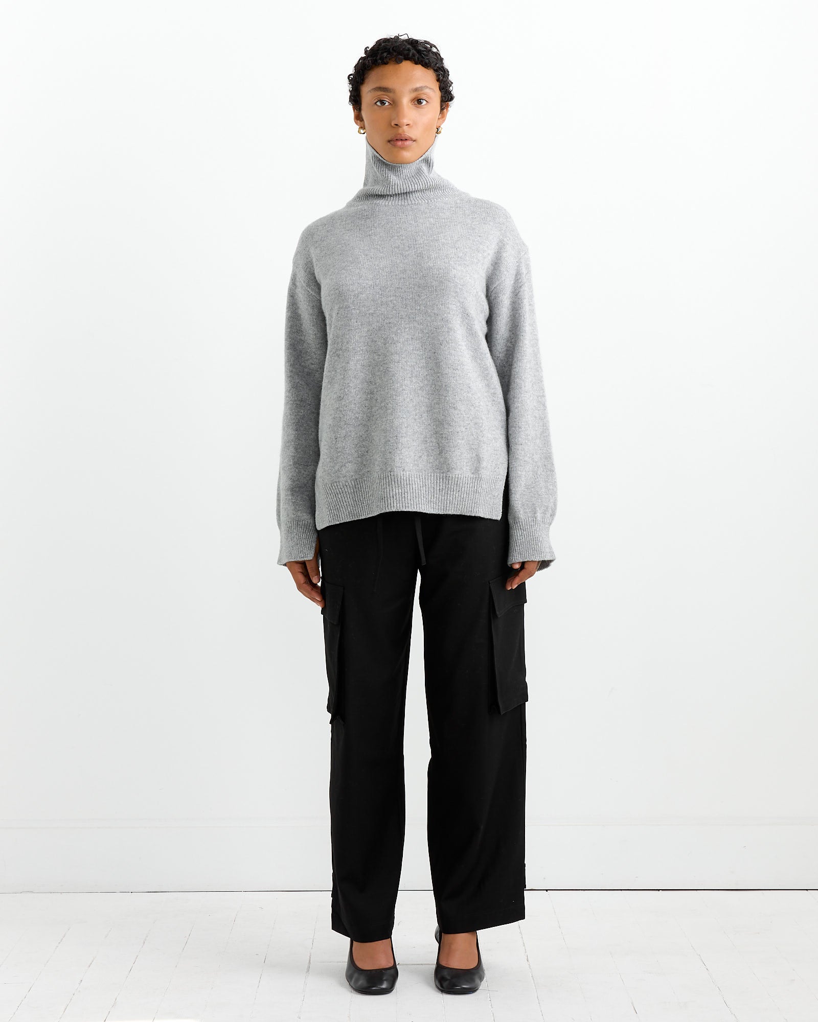 Mijeong Park Cashmere Blend High Neck Grey - Grey / S (264251)