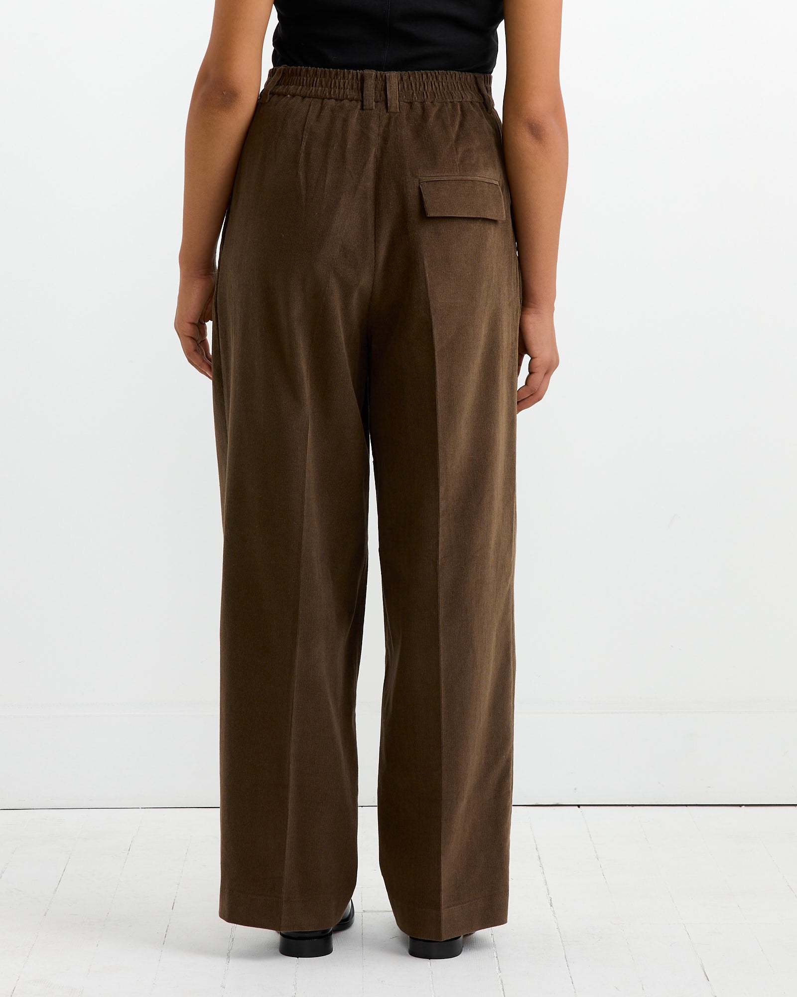 Mijeong Park Thin Corduroy Pant Light Brown - Light Brown / S (264301)