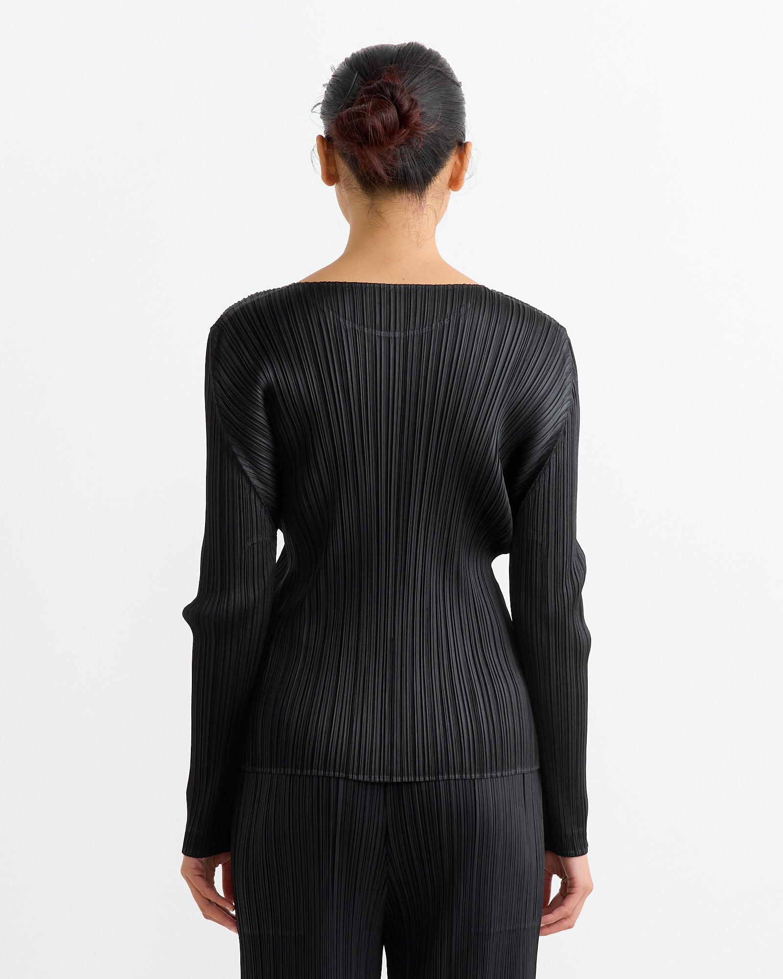 Issey Miyake Pleats Please MC Sept Top Black - Black / 5 (264357)