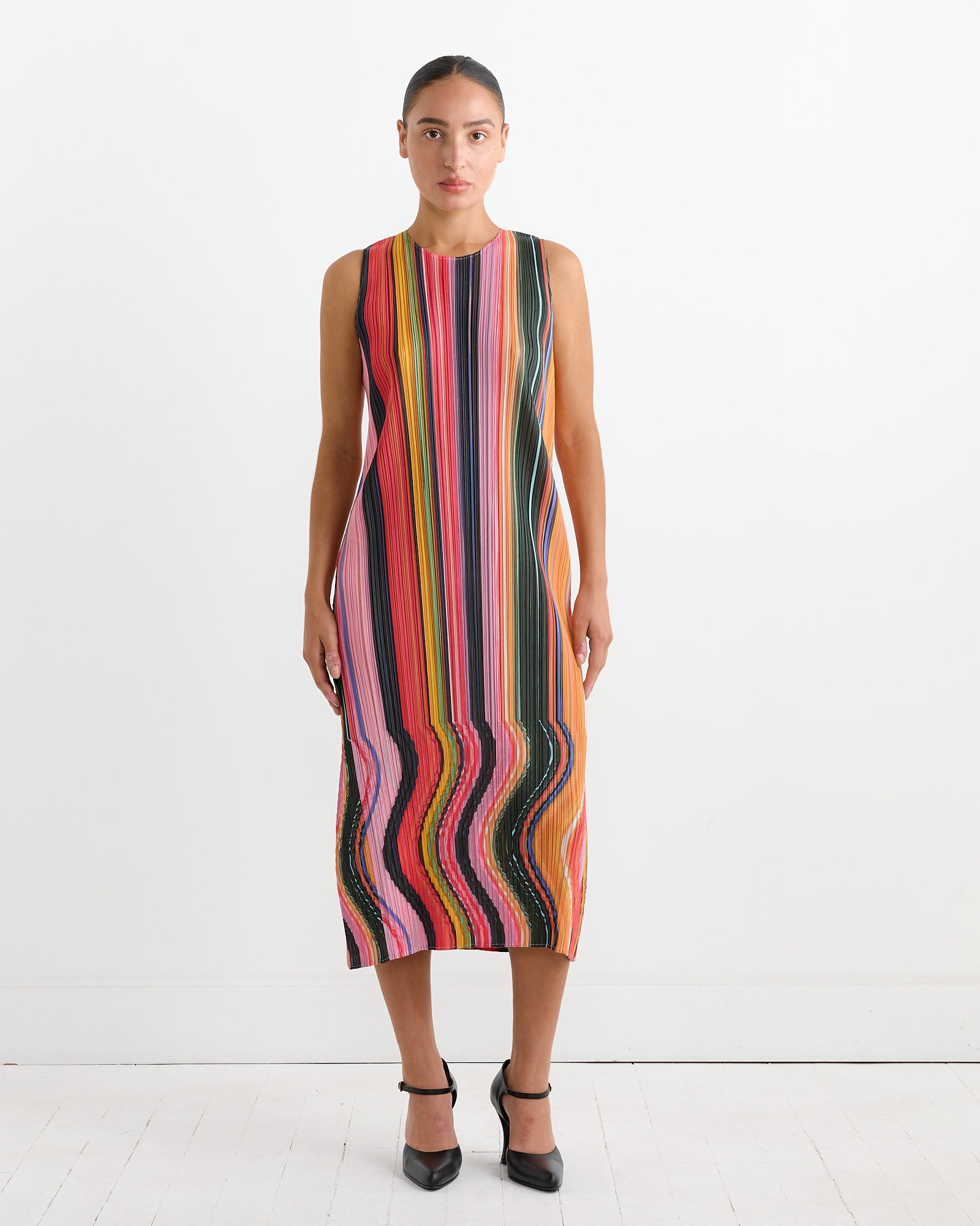 Issey Miyake Pleats Please Warp Dress Pink - Pink / 3 (264366)