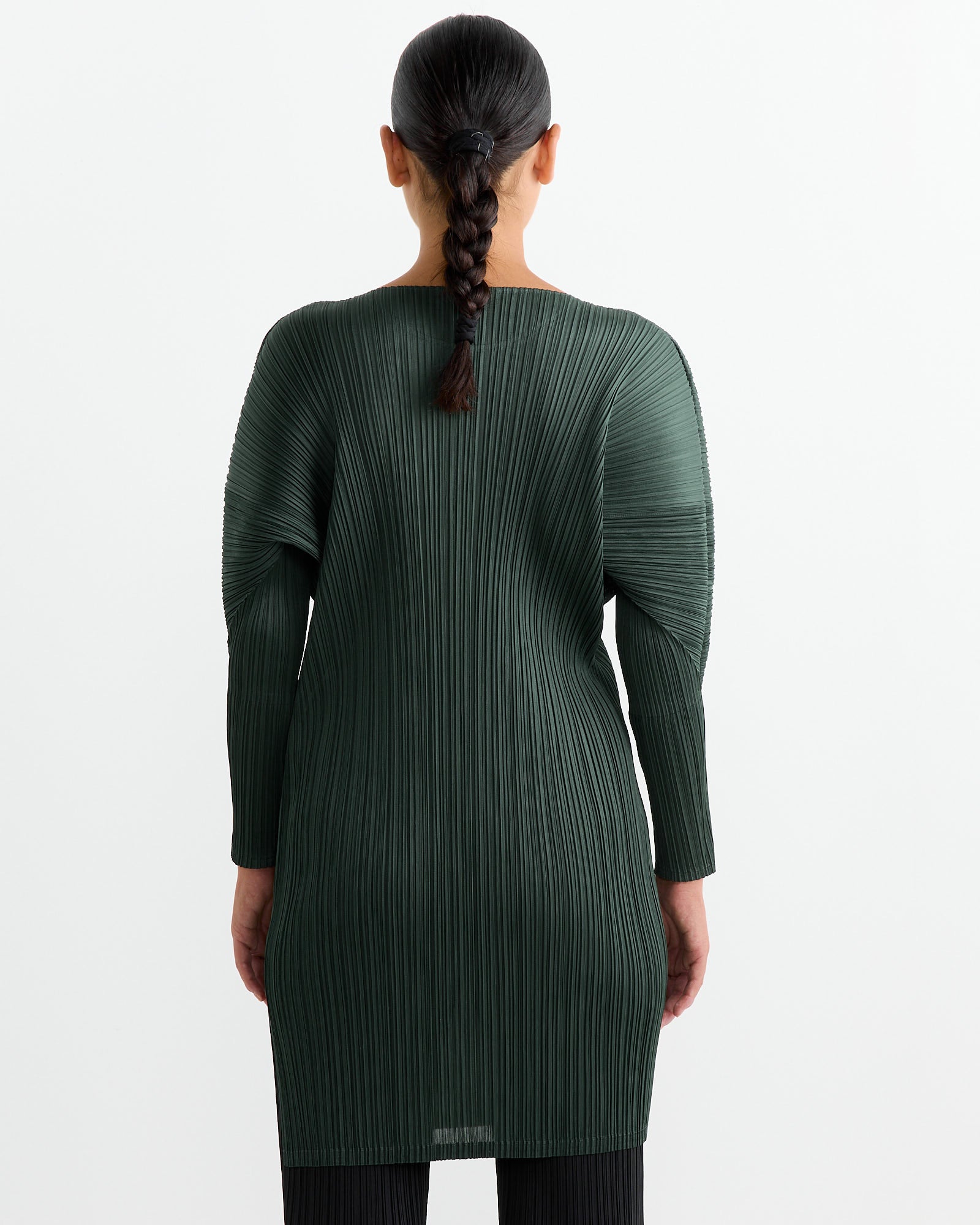 Issey Miyake Pleats Please MC Oct Dress Deep Green - Deep Green / 3 (264370)