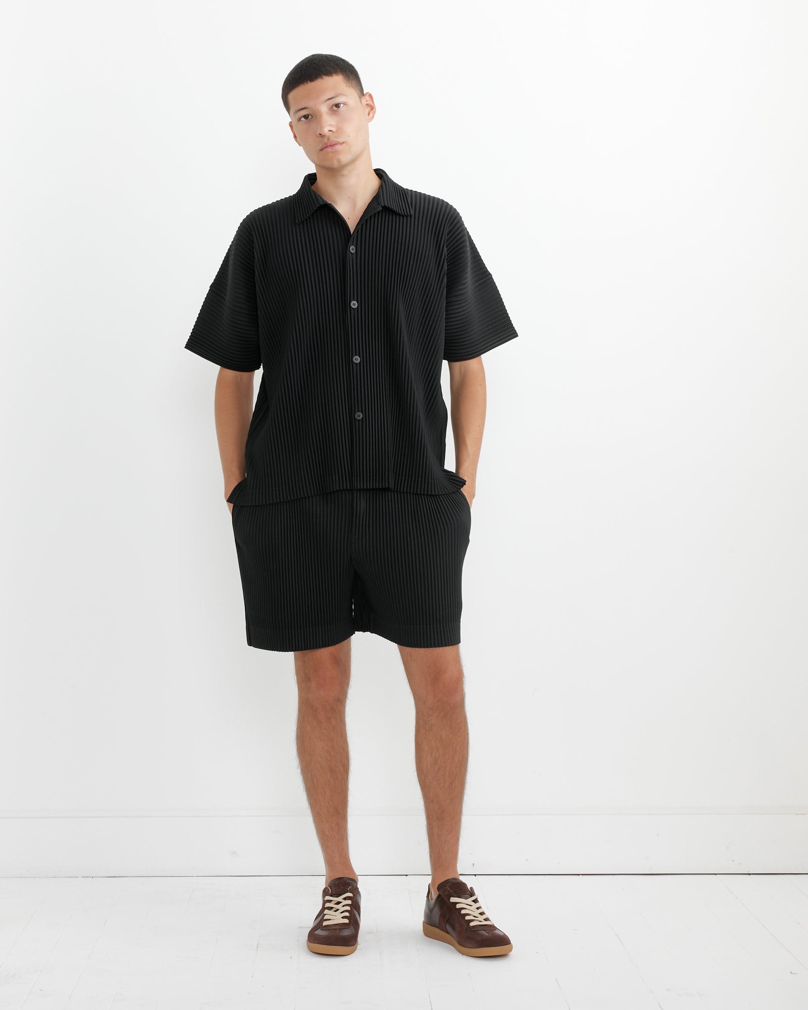 Issey Miyake Homme Plisse MC July Shirt Black - Black / 3 (264384)