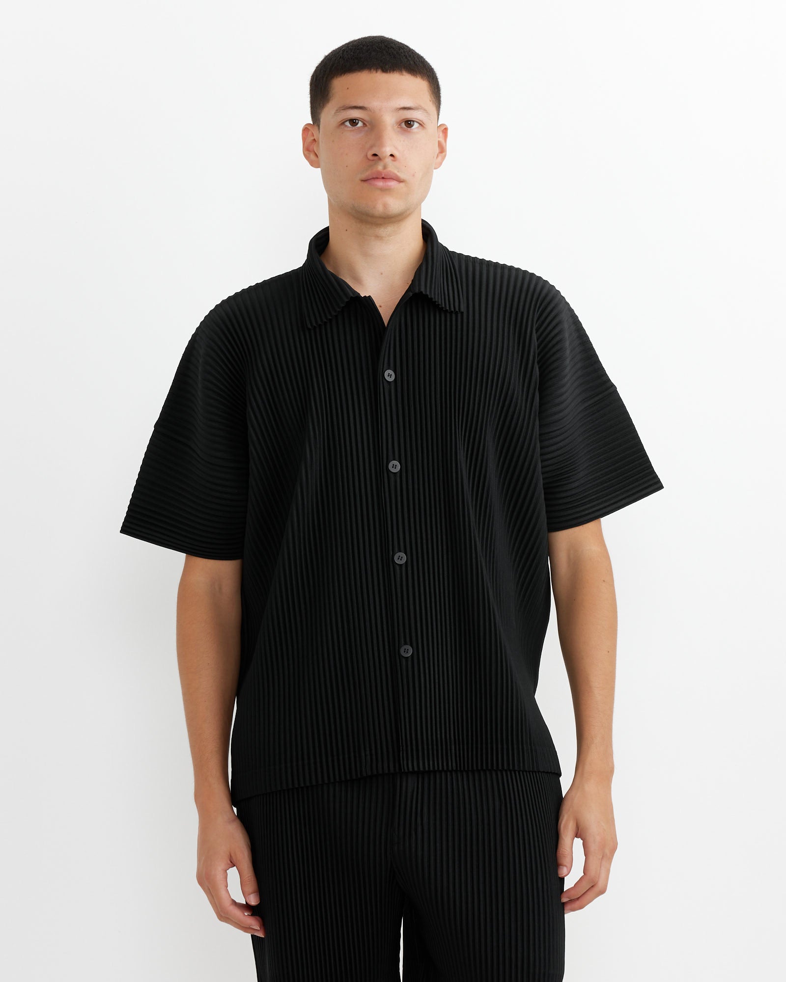 Issey Miyake Homme Plisse MC July Shirt Black - Black / 3 (264384)