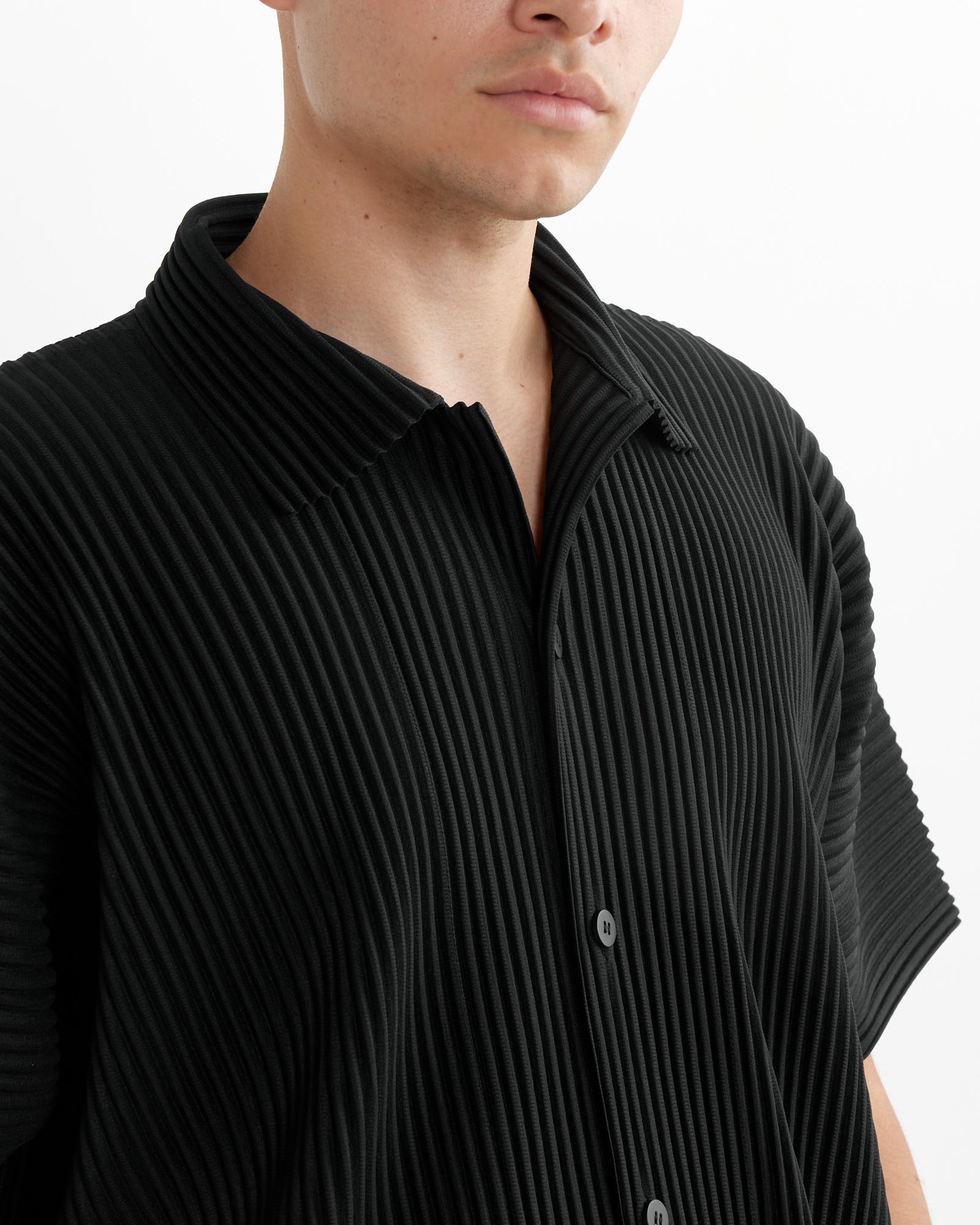 Issey Miyake Homme Plisse MC July Shirt Black - Black / 3 (264384)